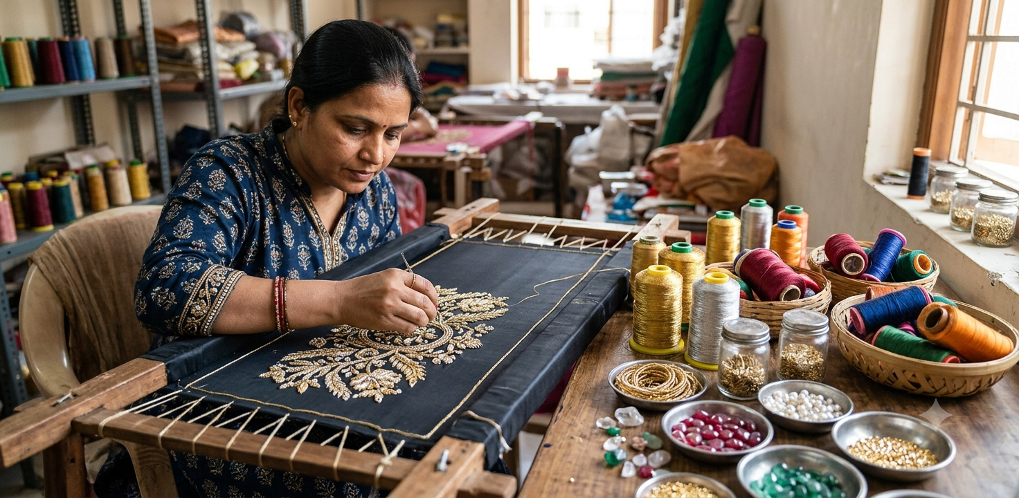 What Is Zardozi Embroidery? Complete Guide to India's Royal Art