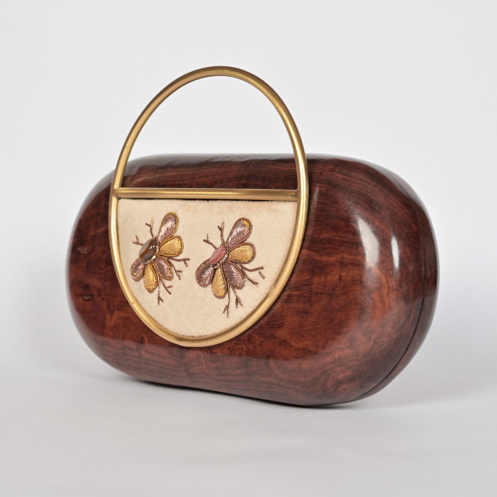 “Shahzaar” Wooden Clutch image 1