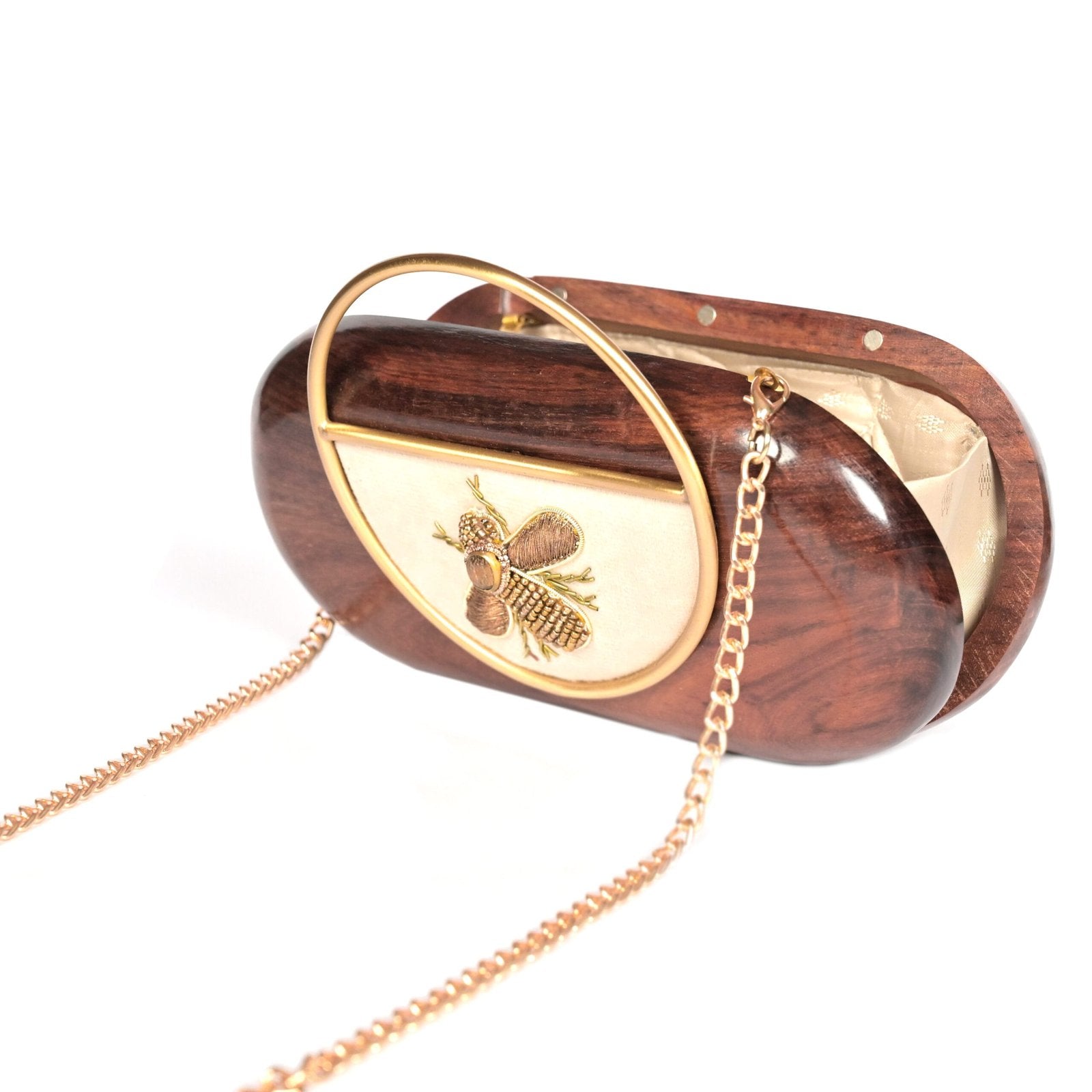 Noor-e-Baagh Wooden Clutch image 1
