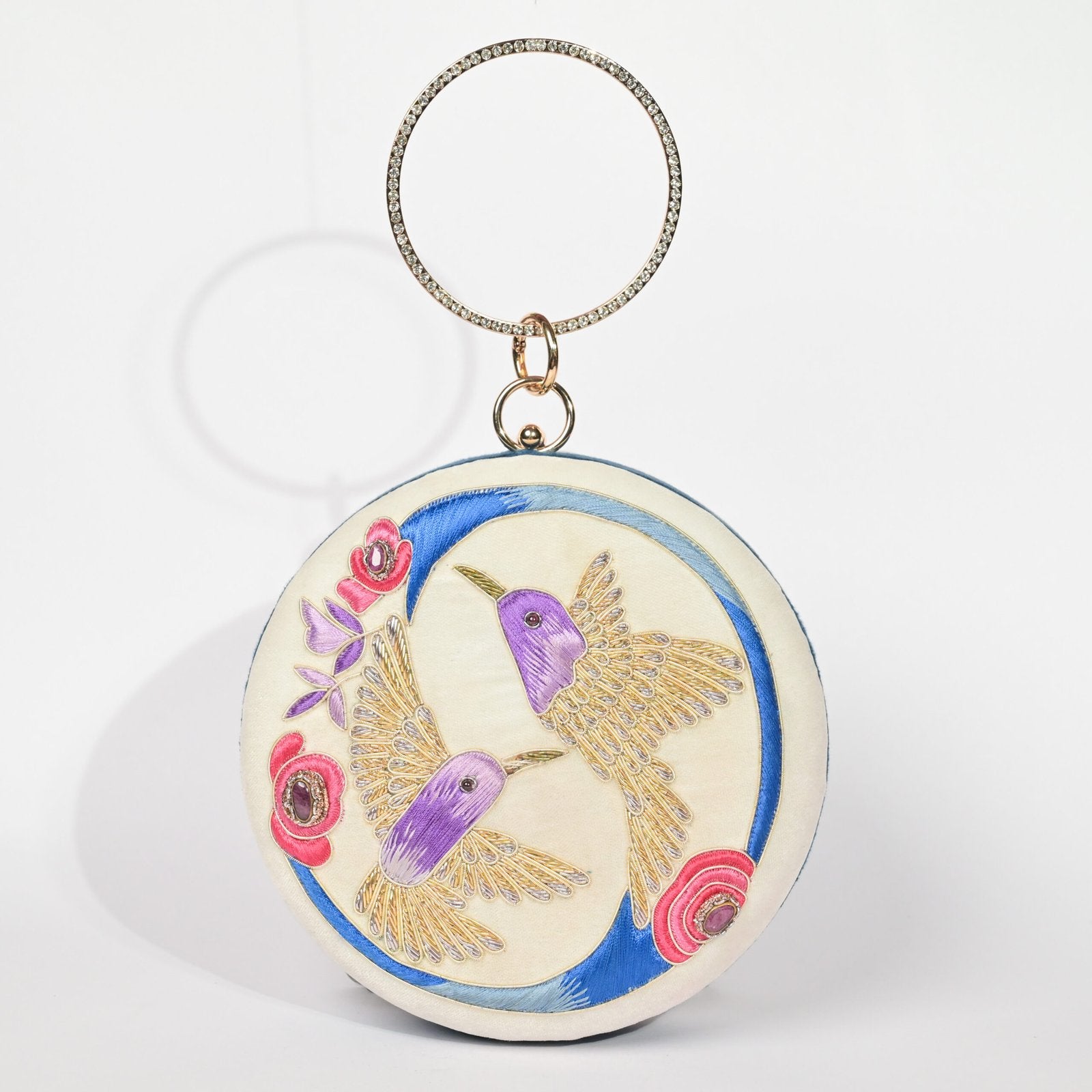 Royal Flight Clutch - White image