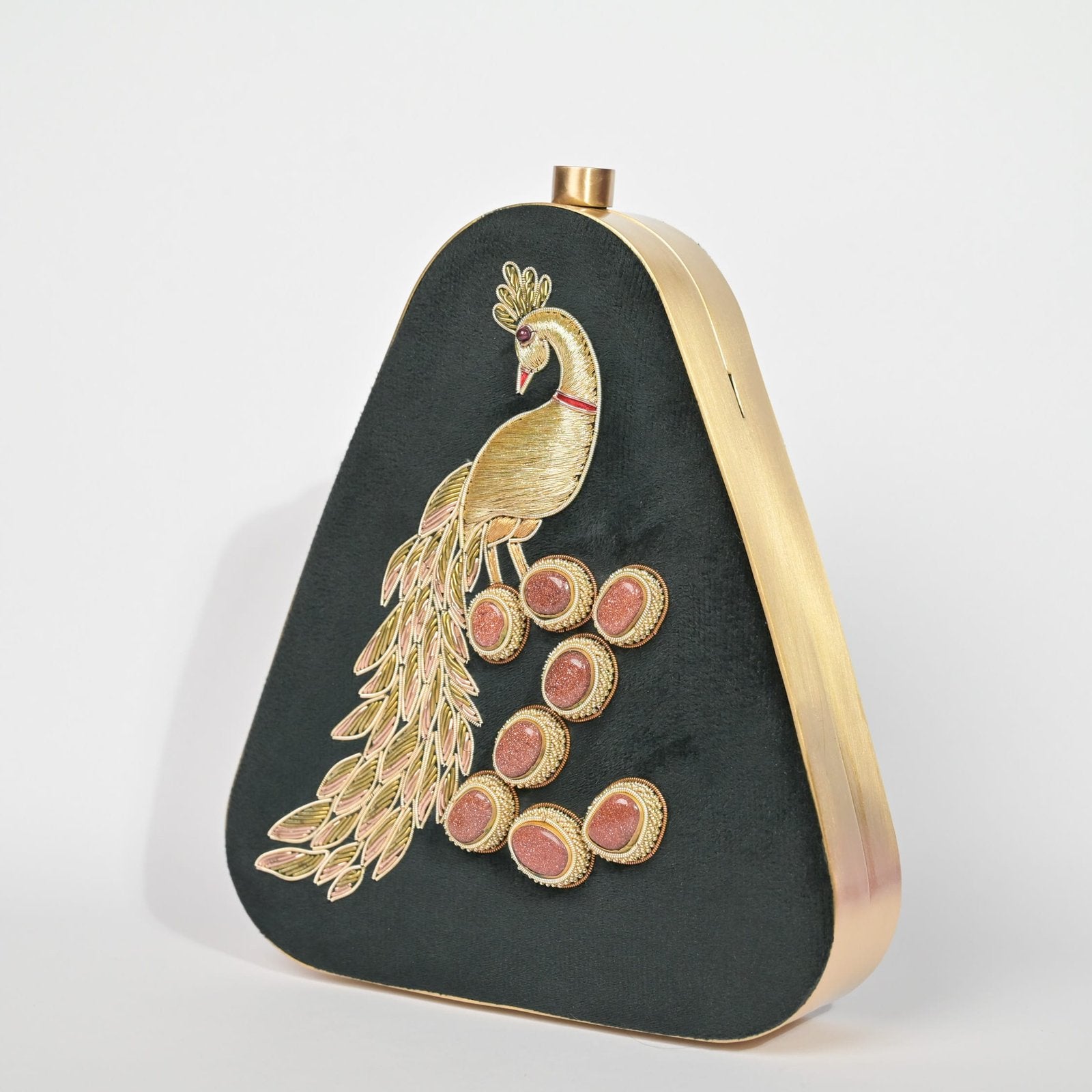 Twilight Plume Black Zardouzee Clutch image 1