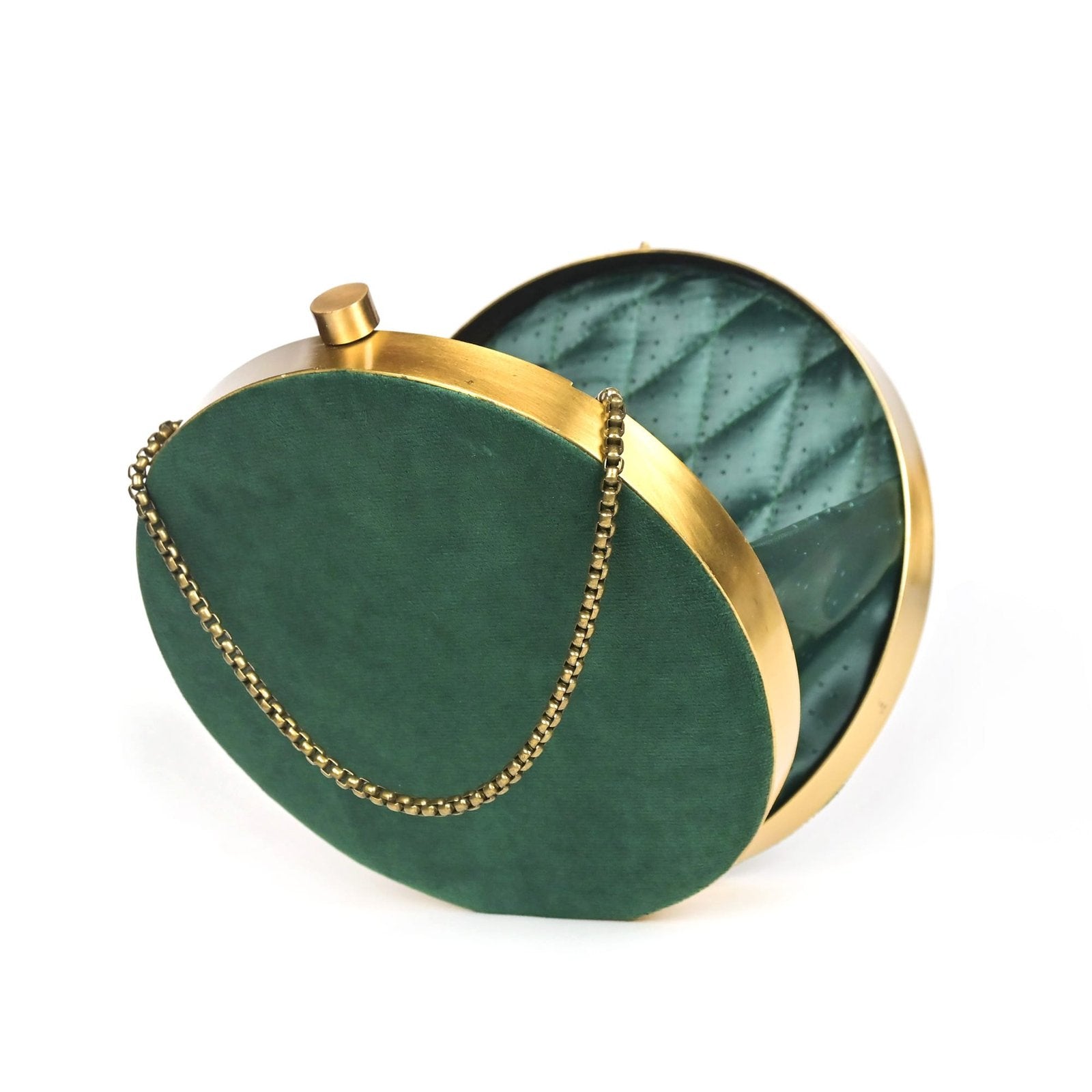Opulent Green Swan Clutch image 3