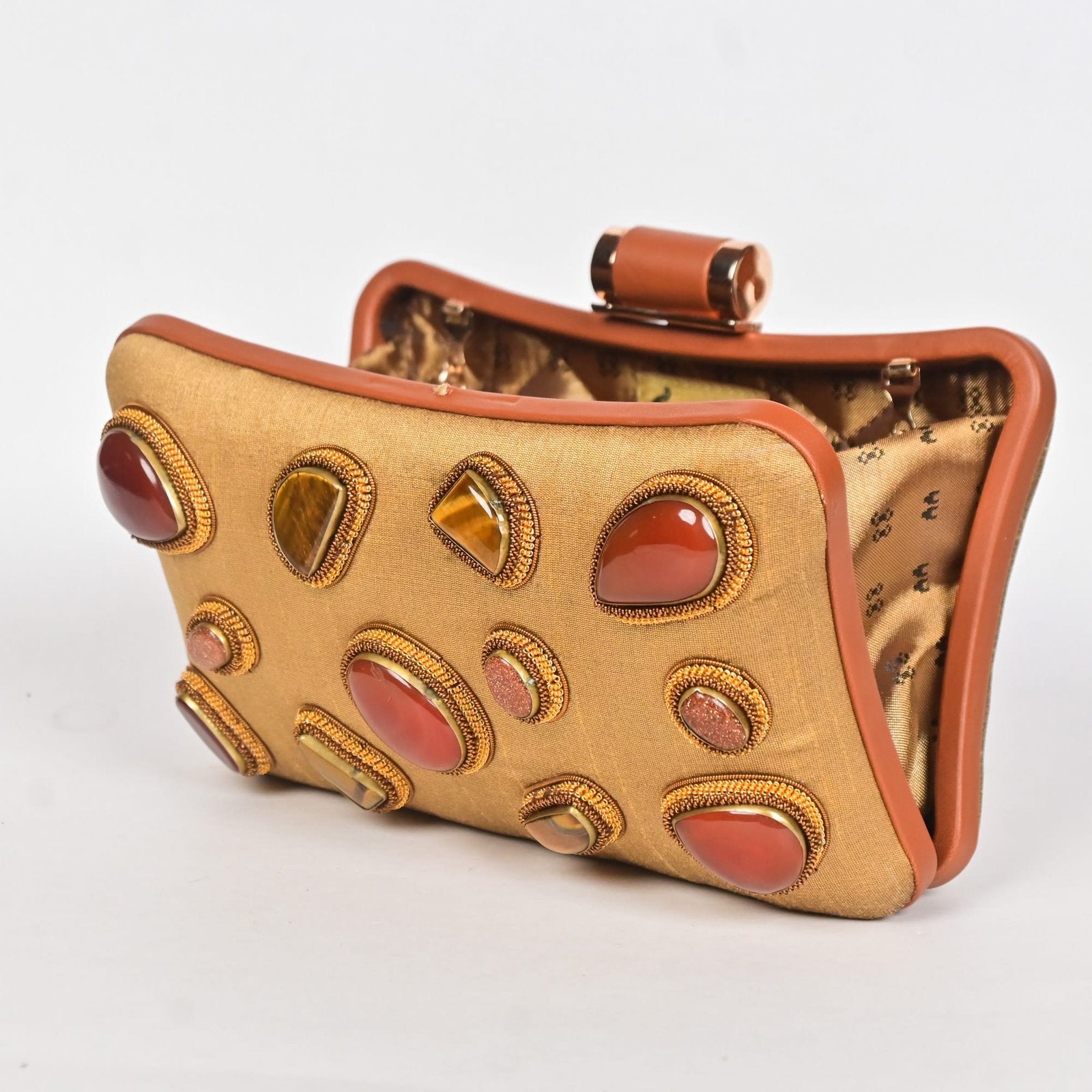 Golden Luxe Zari Embellished Handbag image 2