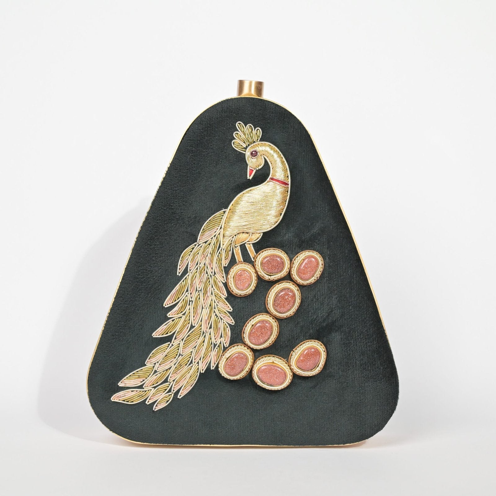 Twilight Plume Black Zardouzee Clutch image 0