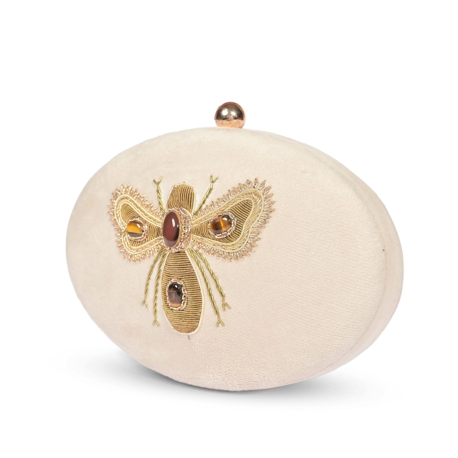Imperial Queen Bee Beige Clutch image 4