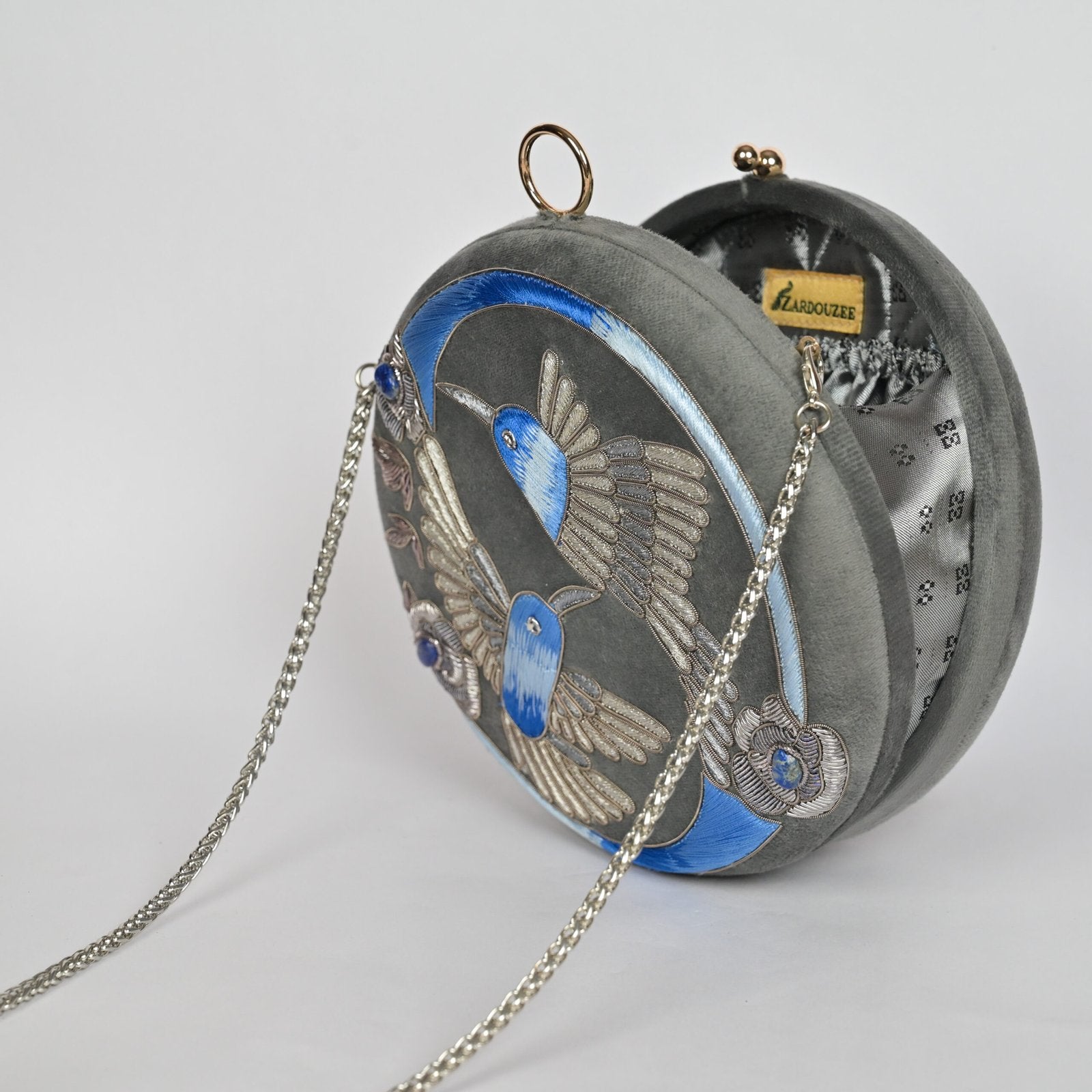 Royal Flight Clutch - Grey image