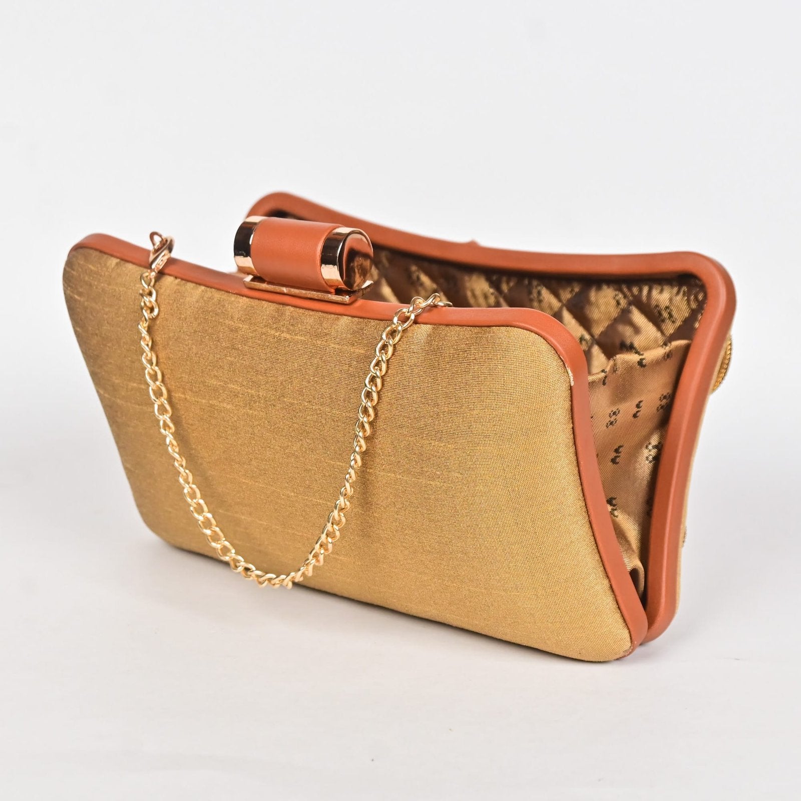 Golden Luxe Zari Embellished Handbag image 3