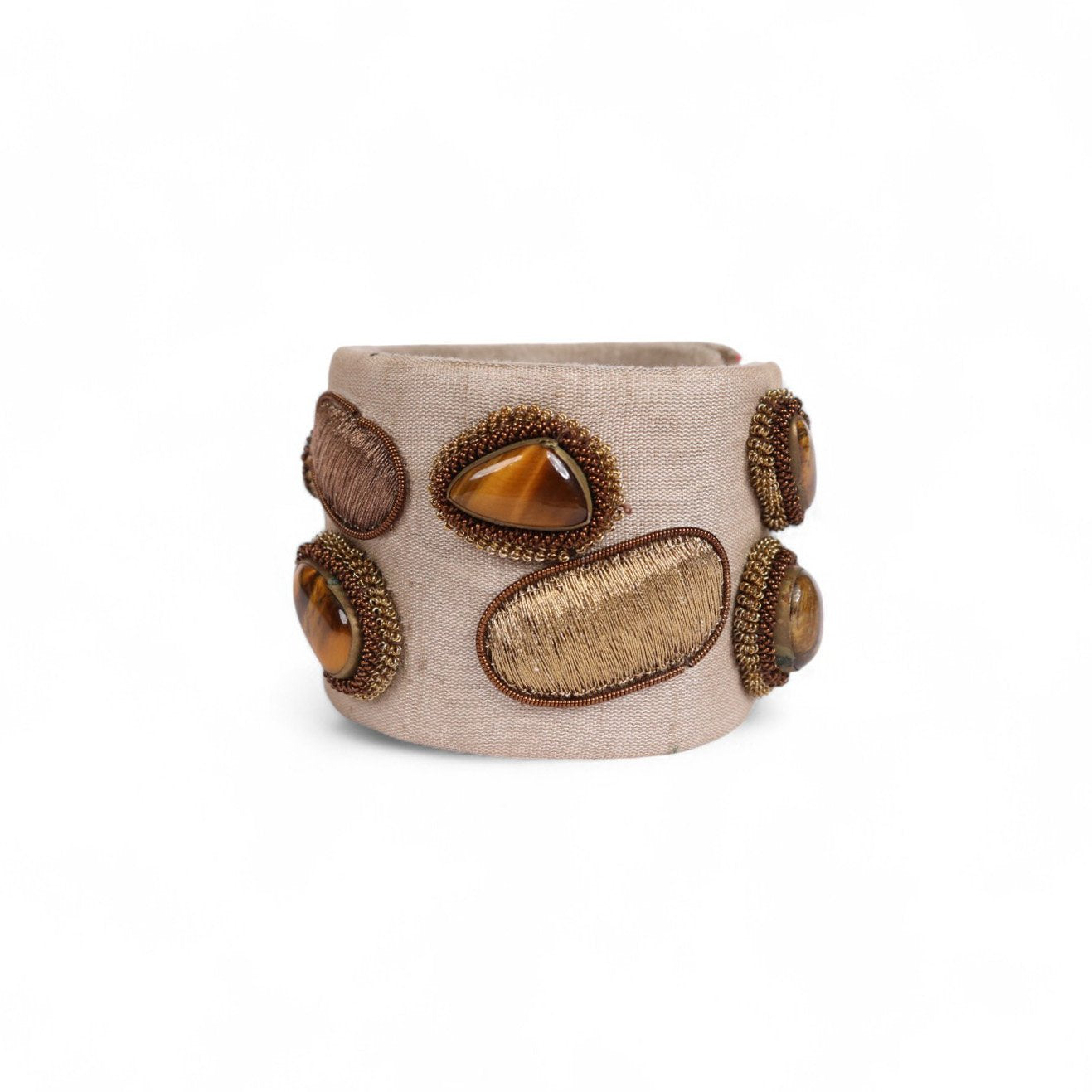 Glimmerline Tiger's Eye Silk Bracelet image 2