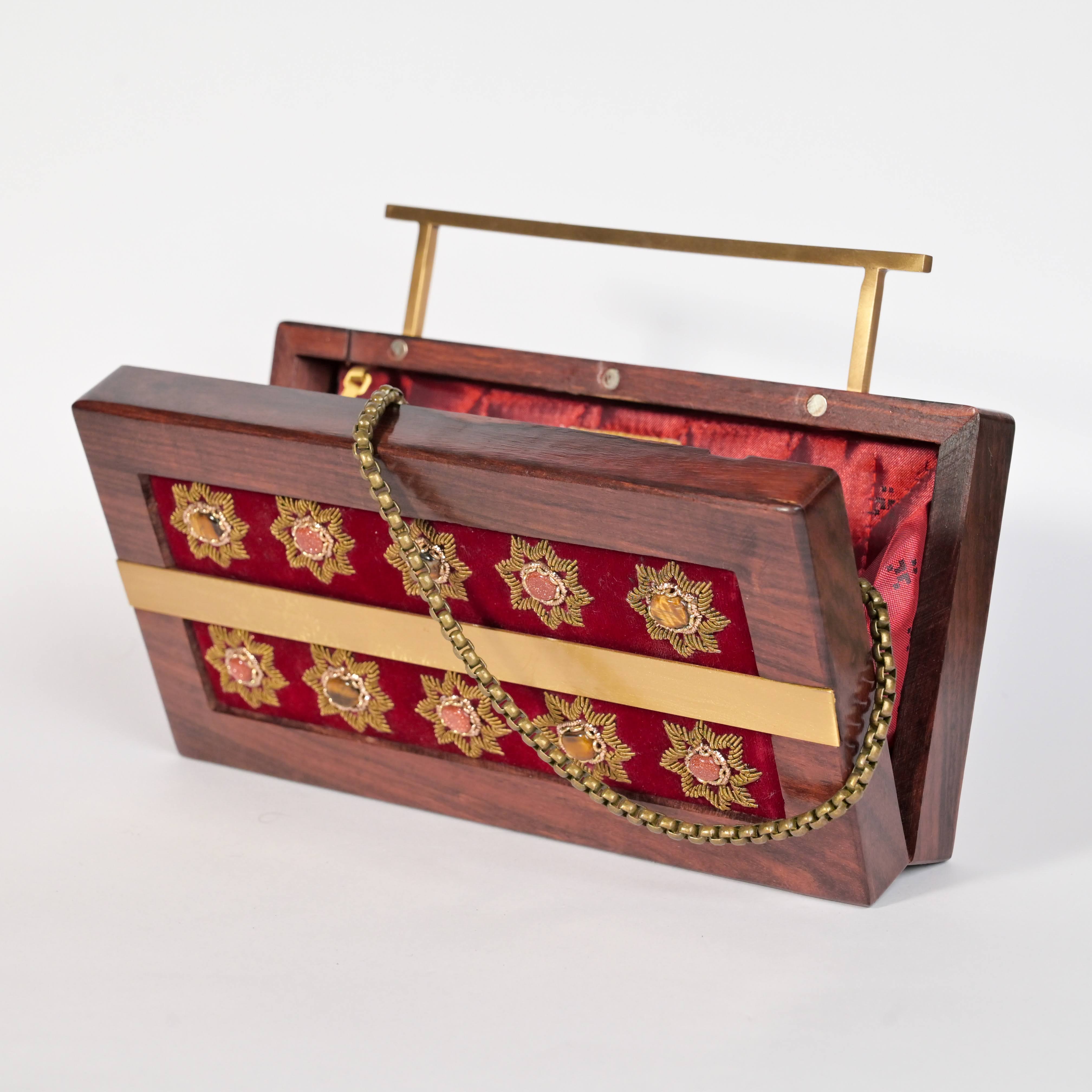 Heritage Atelier Wood Clutch