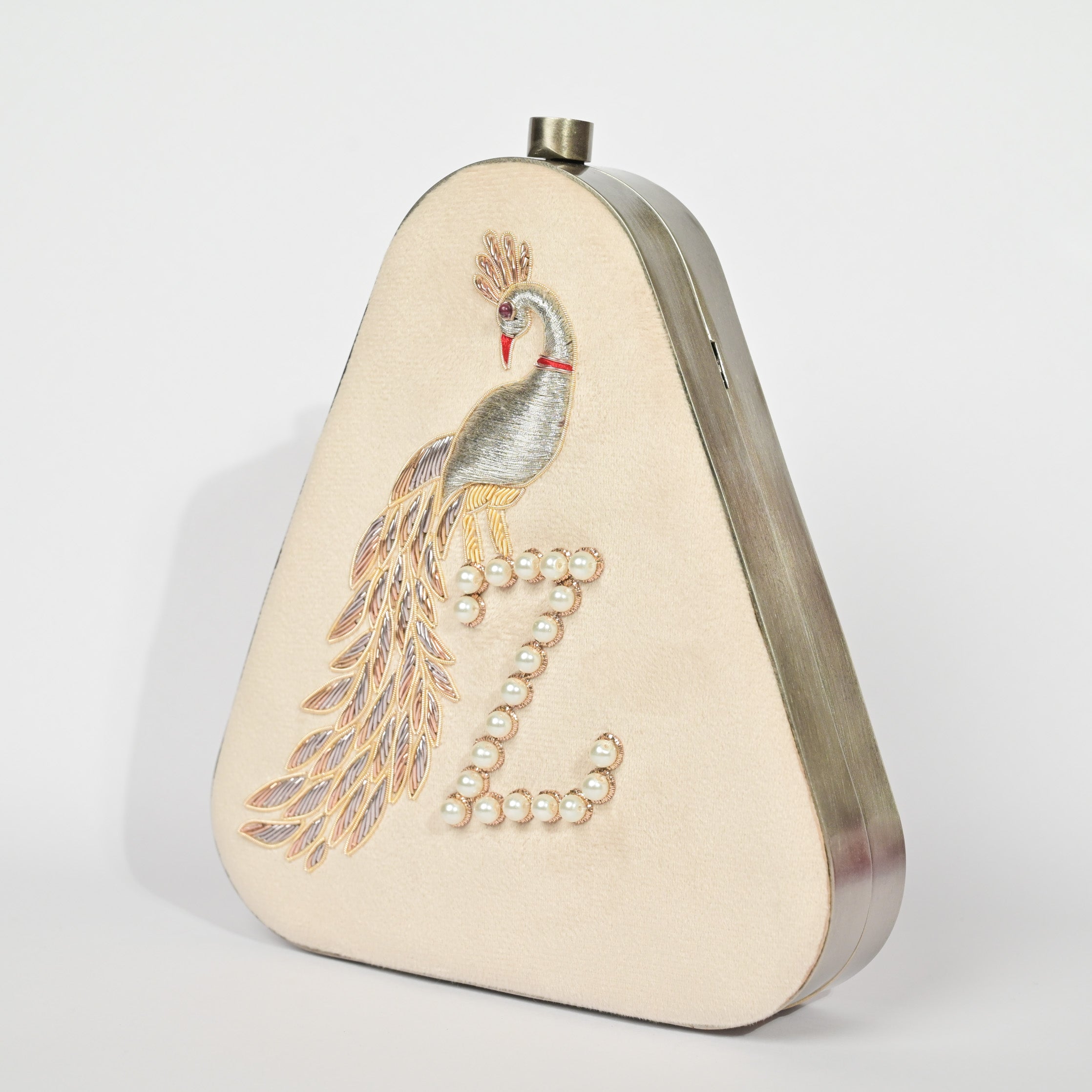 Twilight Plume Black Zardouzee Clutch