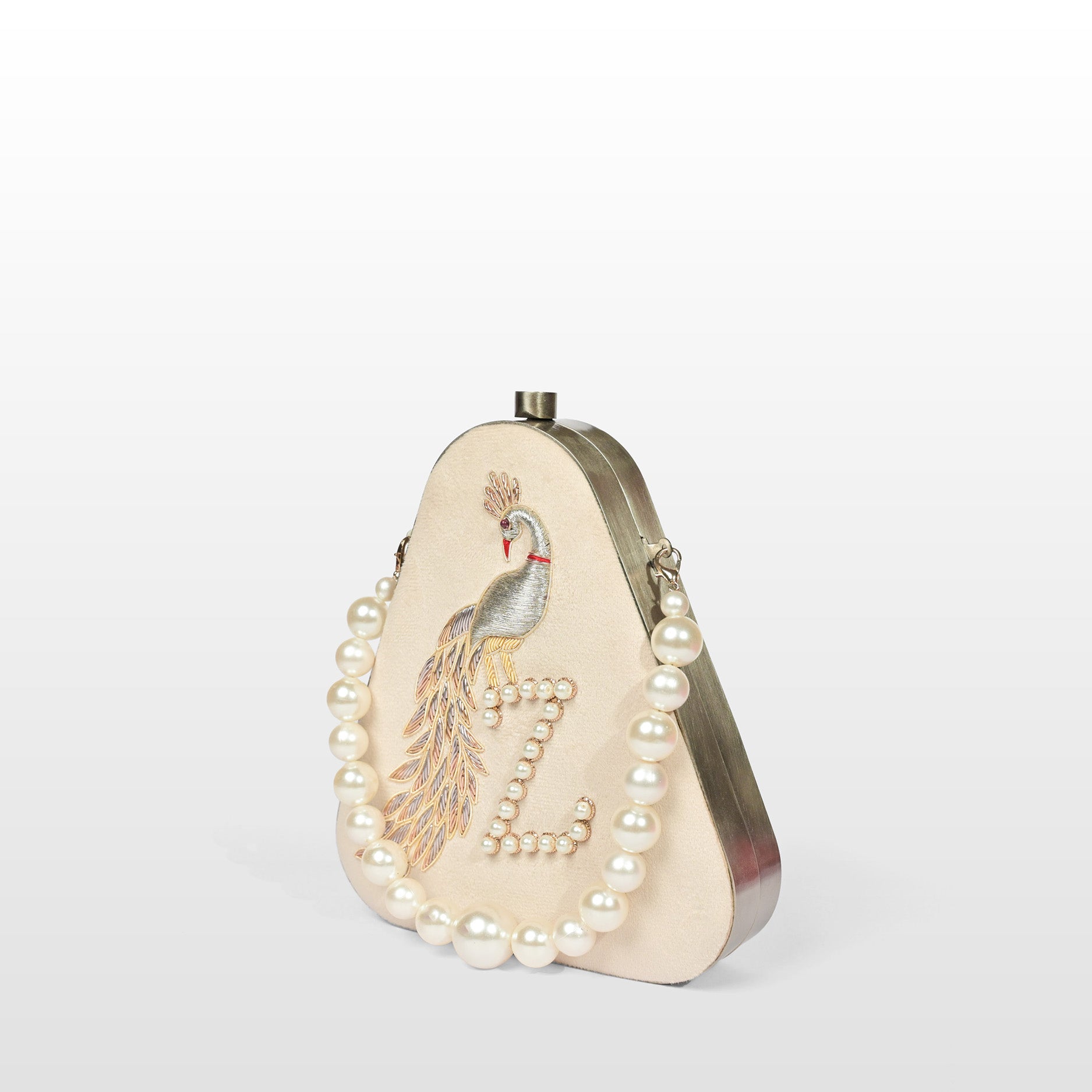 Twilight Plume Black Zardouzee Clutch