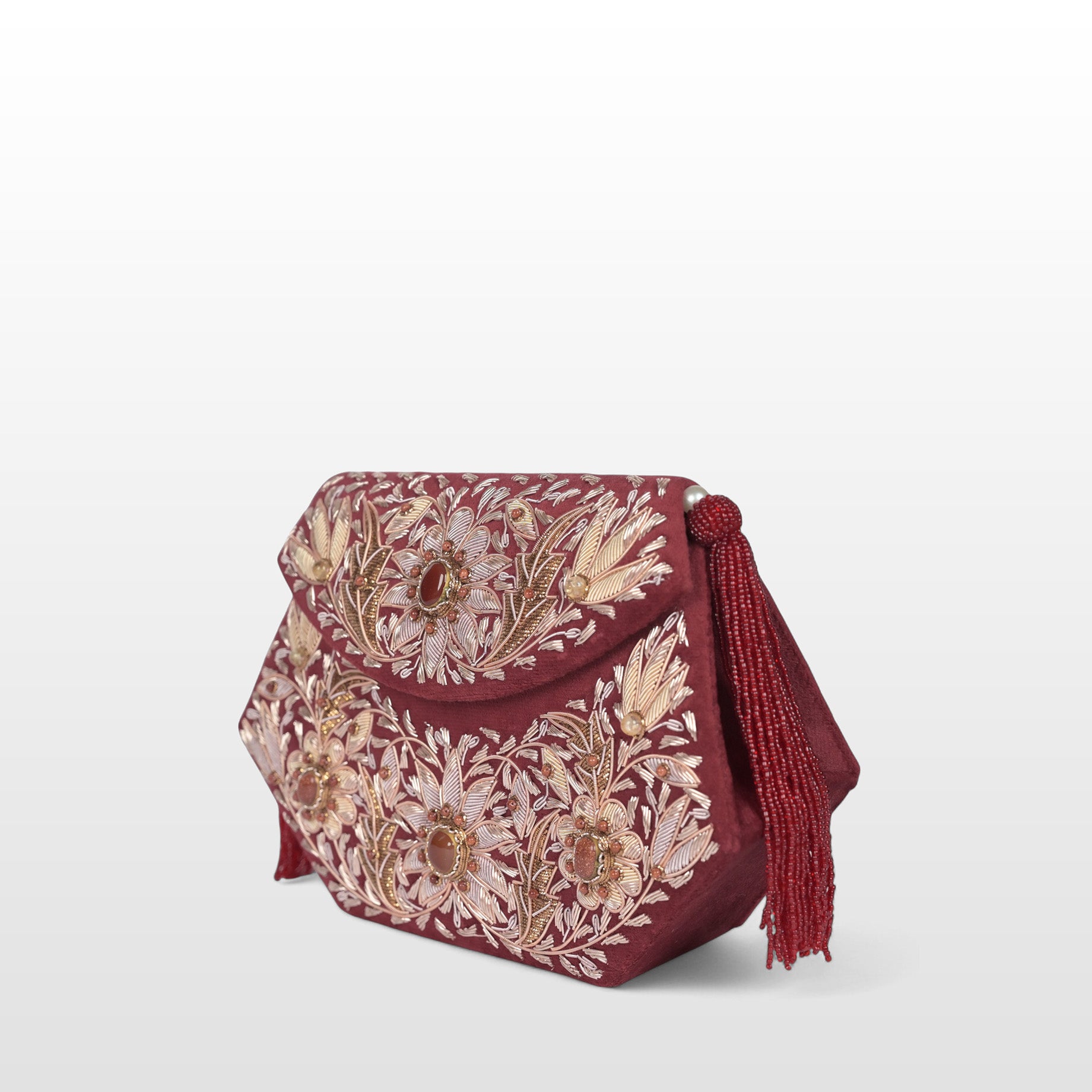 Bloom Zardosi Handbag