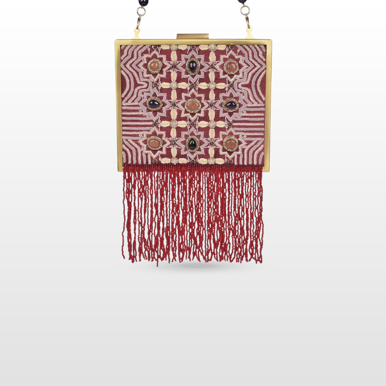 Nooré Zardosi Regal Square Clutch