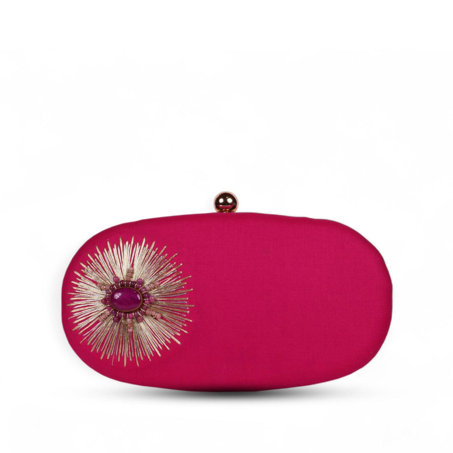 Siyah Noor – Royal Embroidered Velvet Clutch
