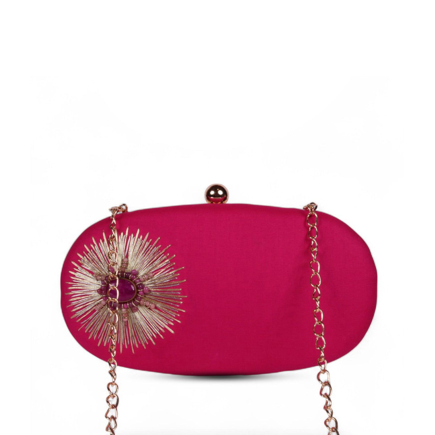 Siyah Noor – Royal Embroidered Velvet Clutch