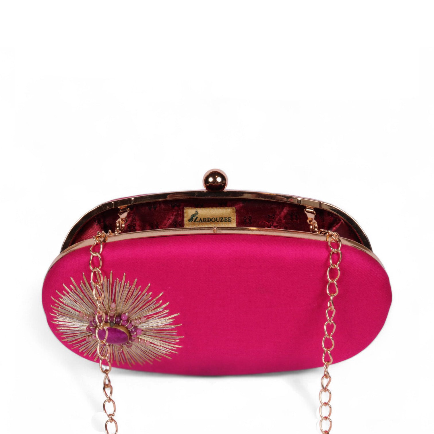 Siyah Noor – Royal Embroidered Velvet Clutch