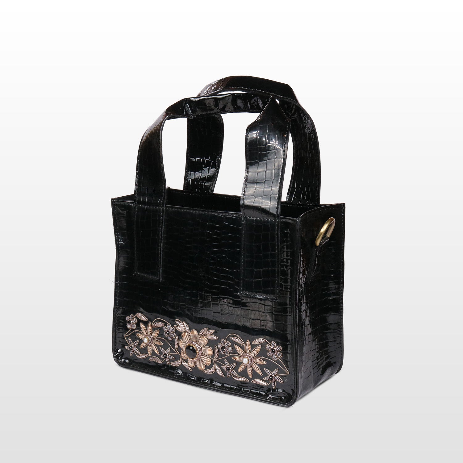 Garden of Gold Leatherite Tote