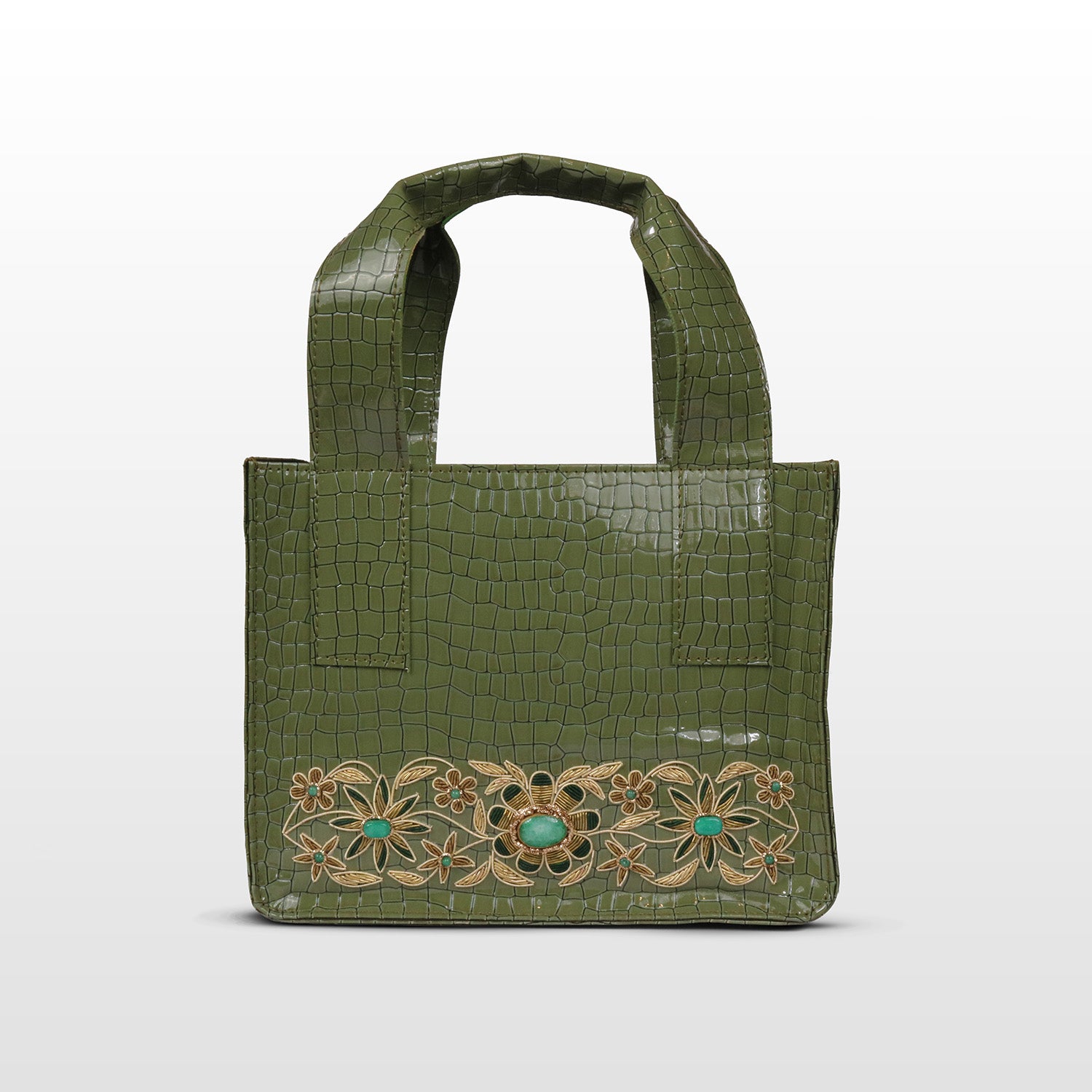 Garden of Gold Leatherite Tote
