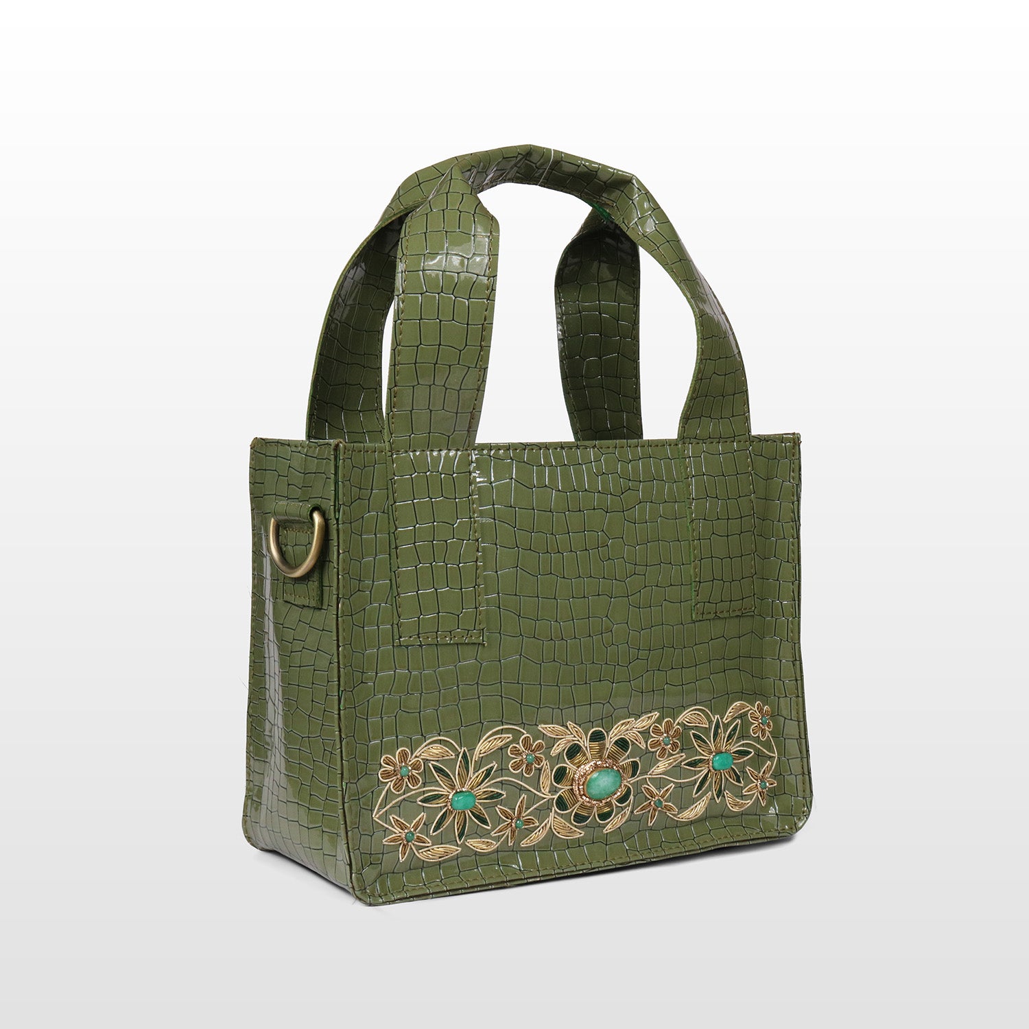 Garden of Gold Leatherite Tote