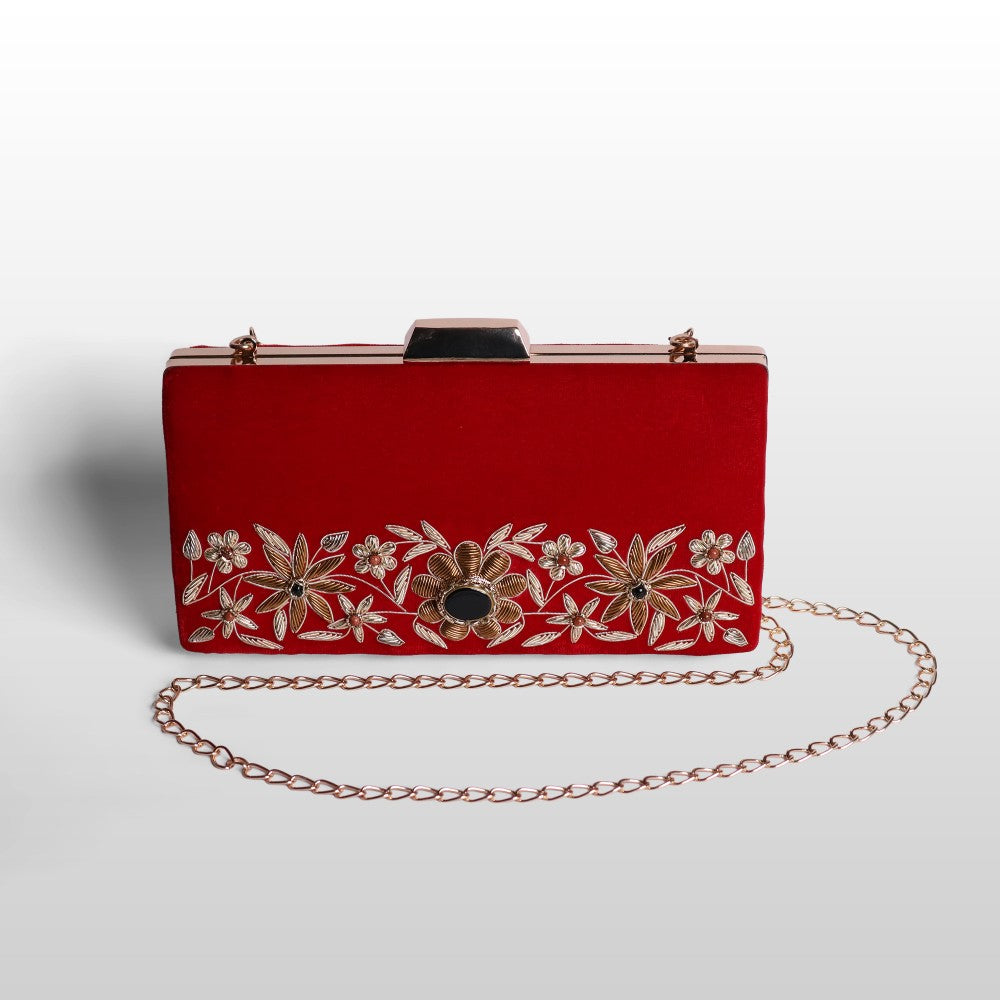 Petal Luxe Floral Embrace Handbag