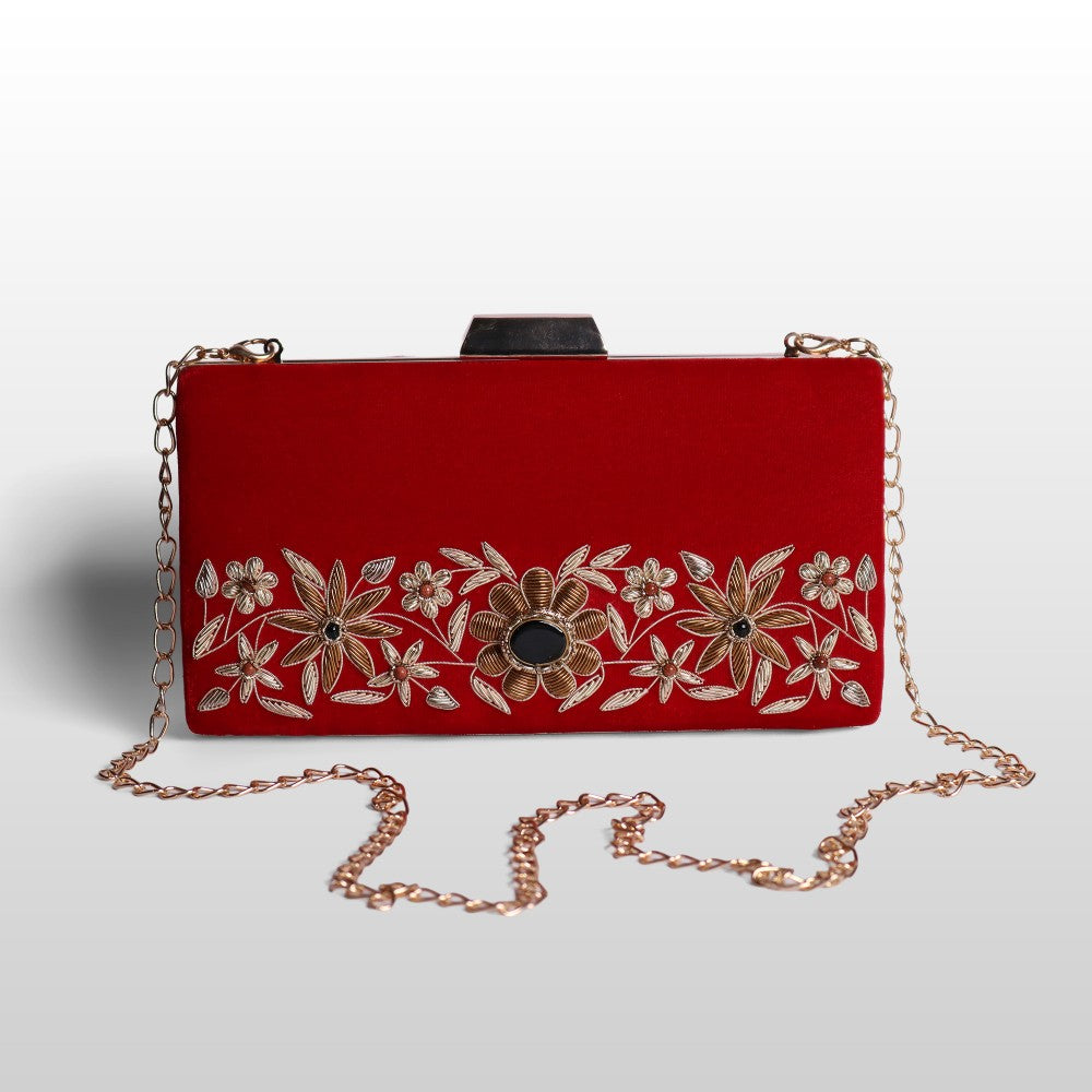 Petal Luxe Floral Embrace Handbag