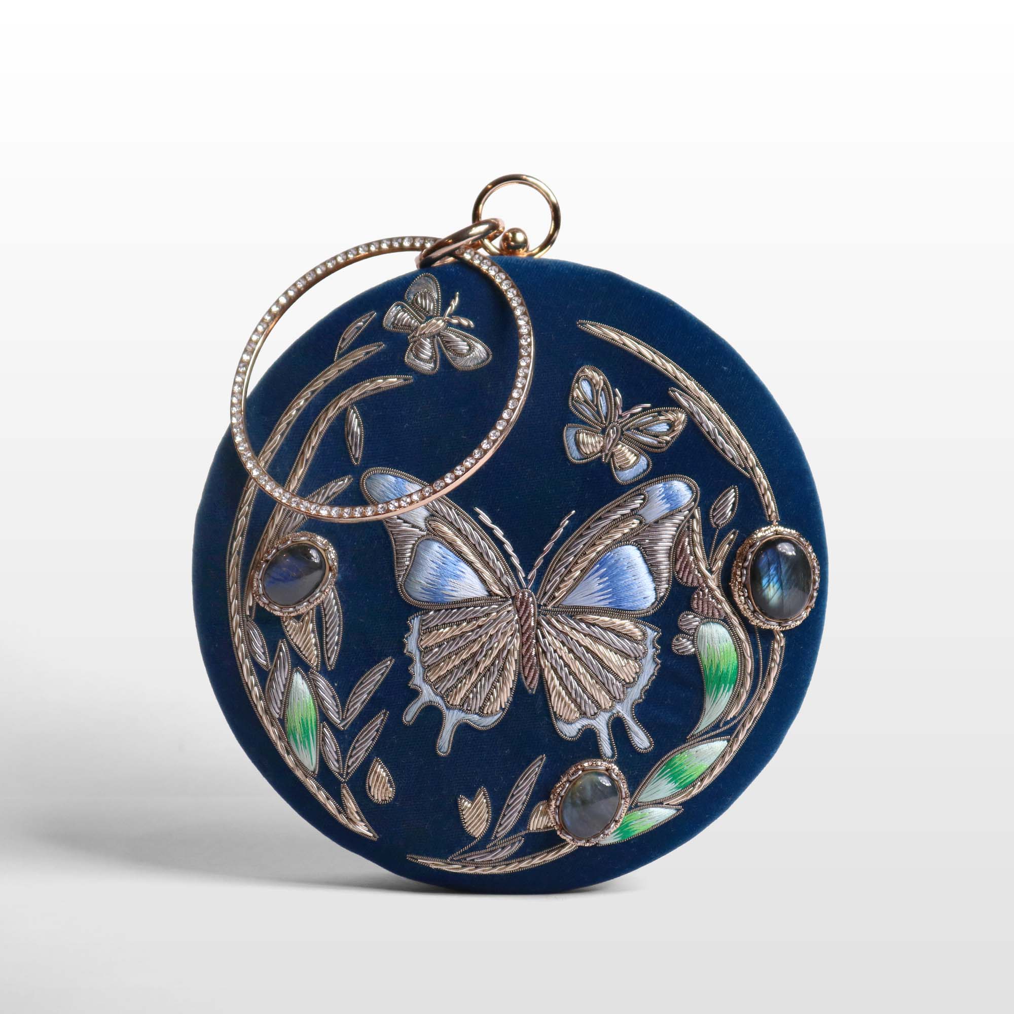 Lyra Butterfly Gemstone Clutch