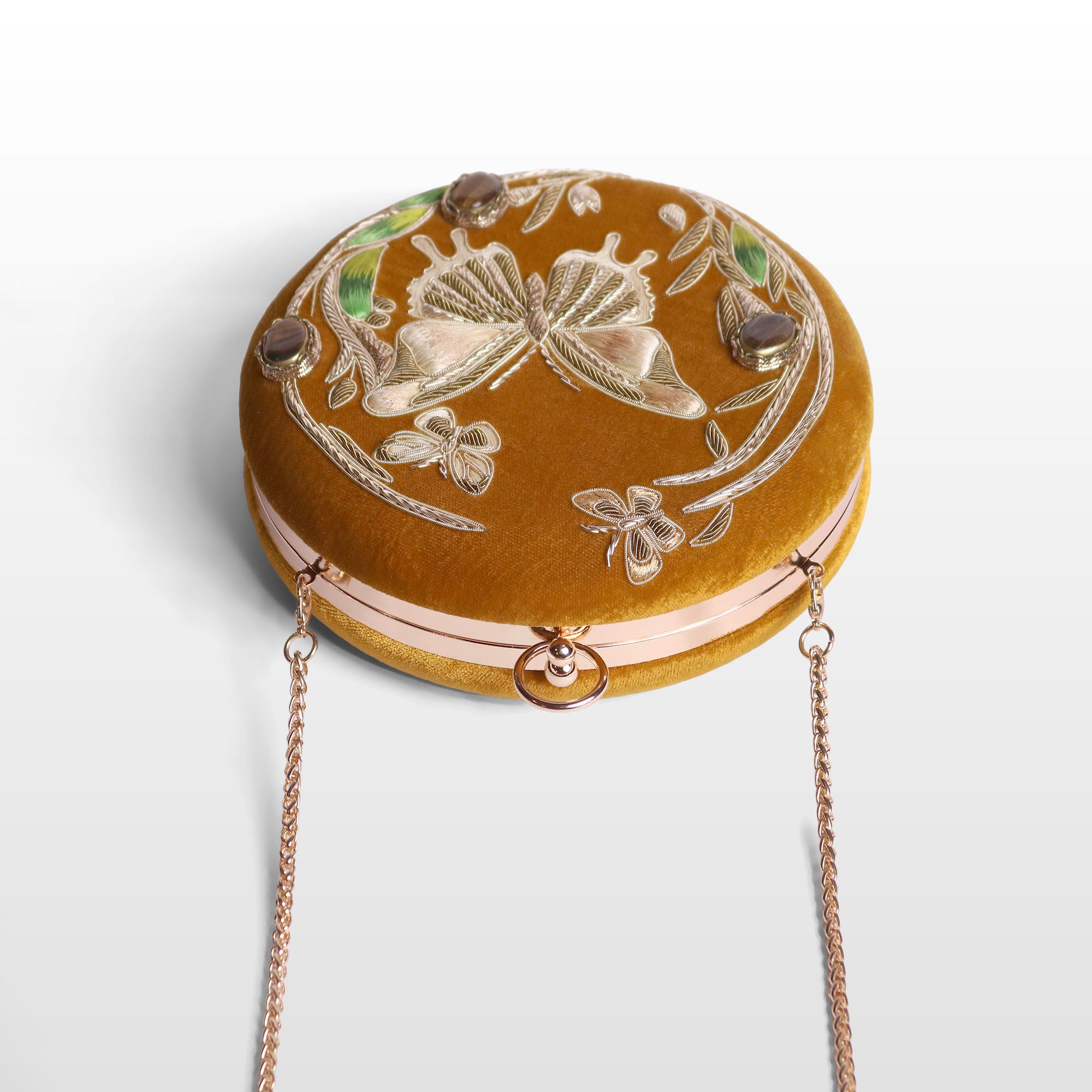 Lyra Butterfly Gemstone Clutch