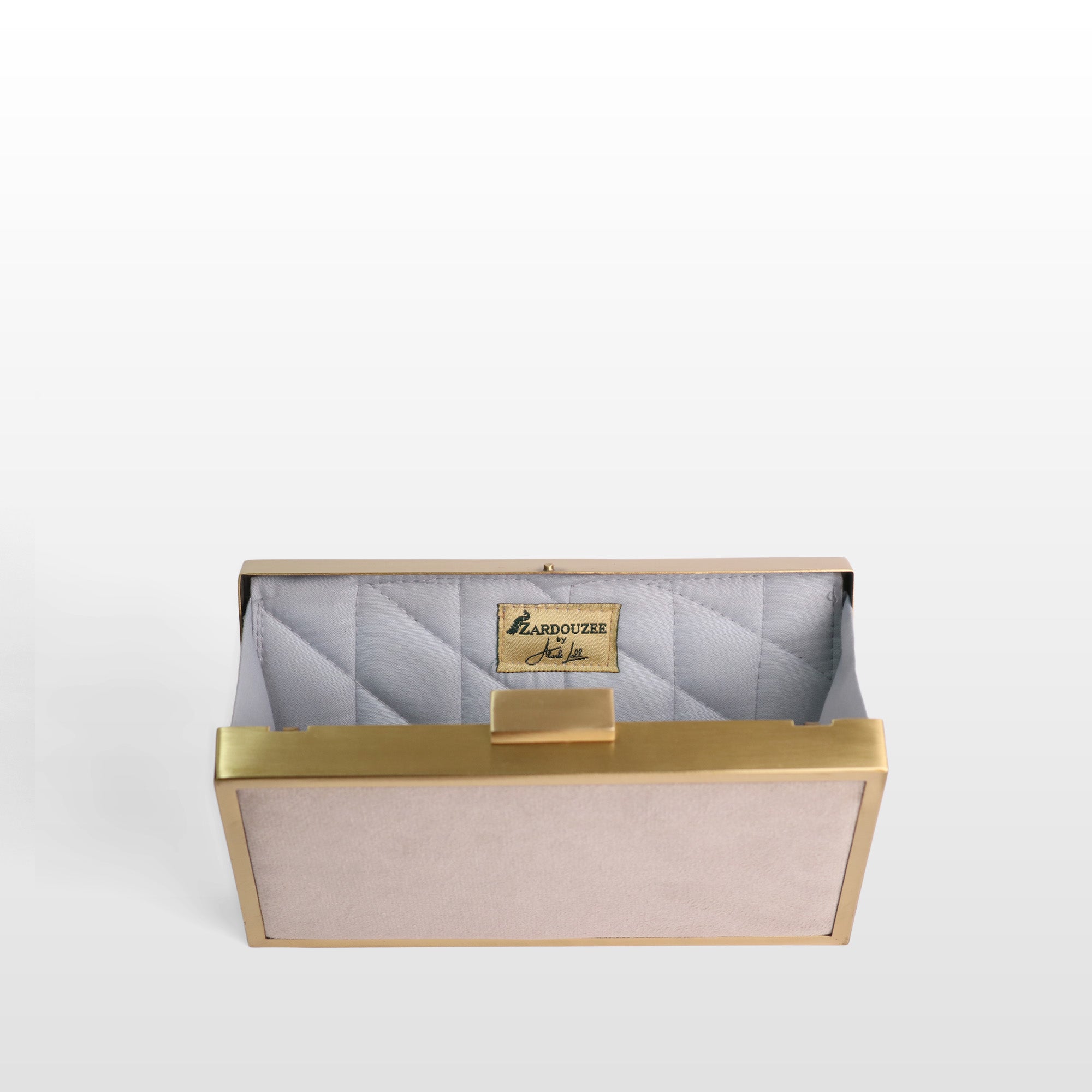 Bloom & Brass Evening Clutch