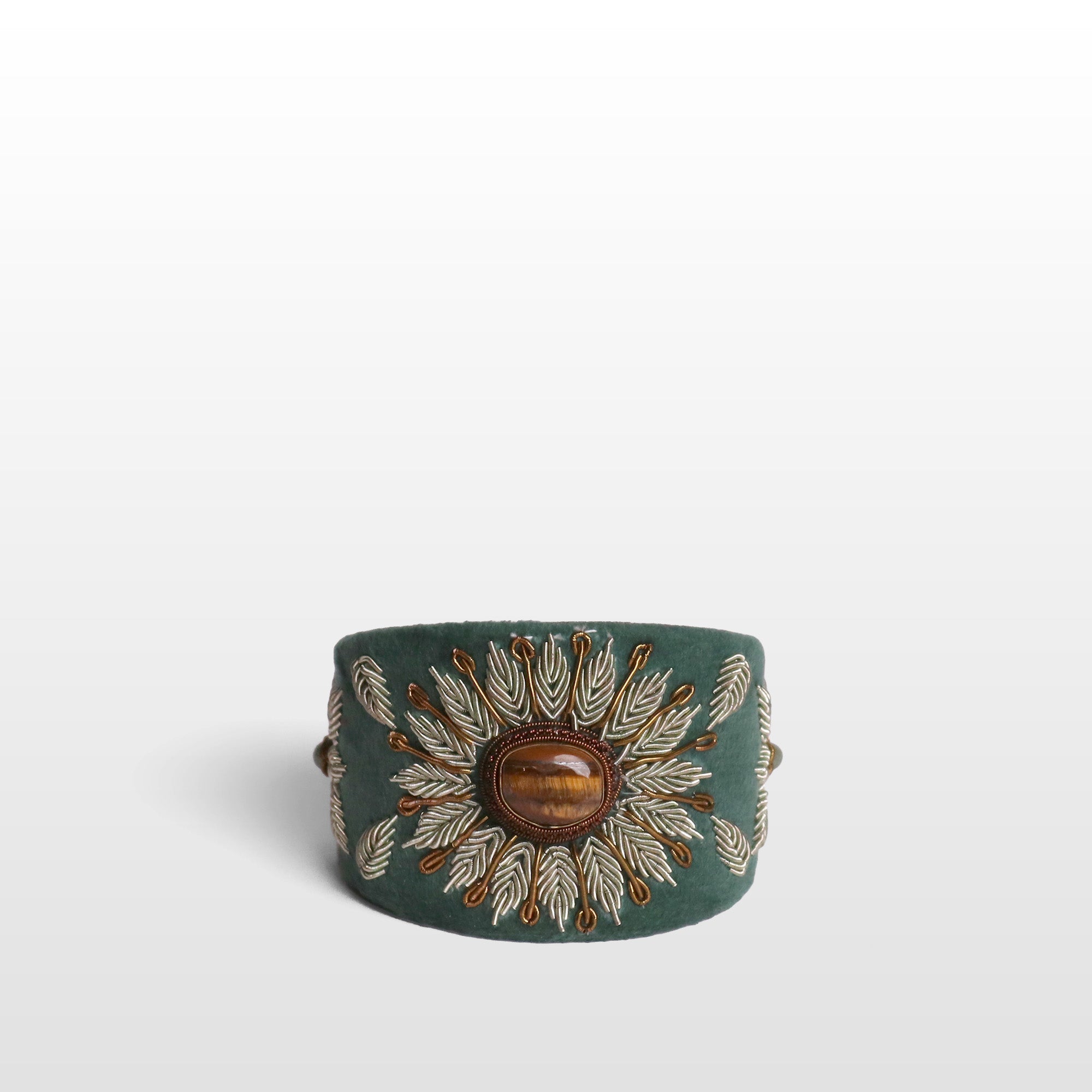 The Mughal Trio Gem Cuff