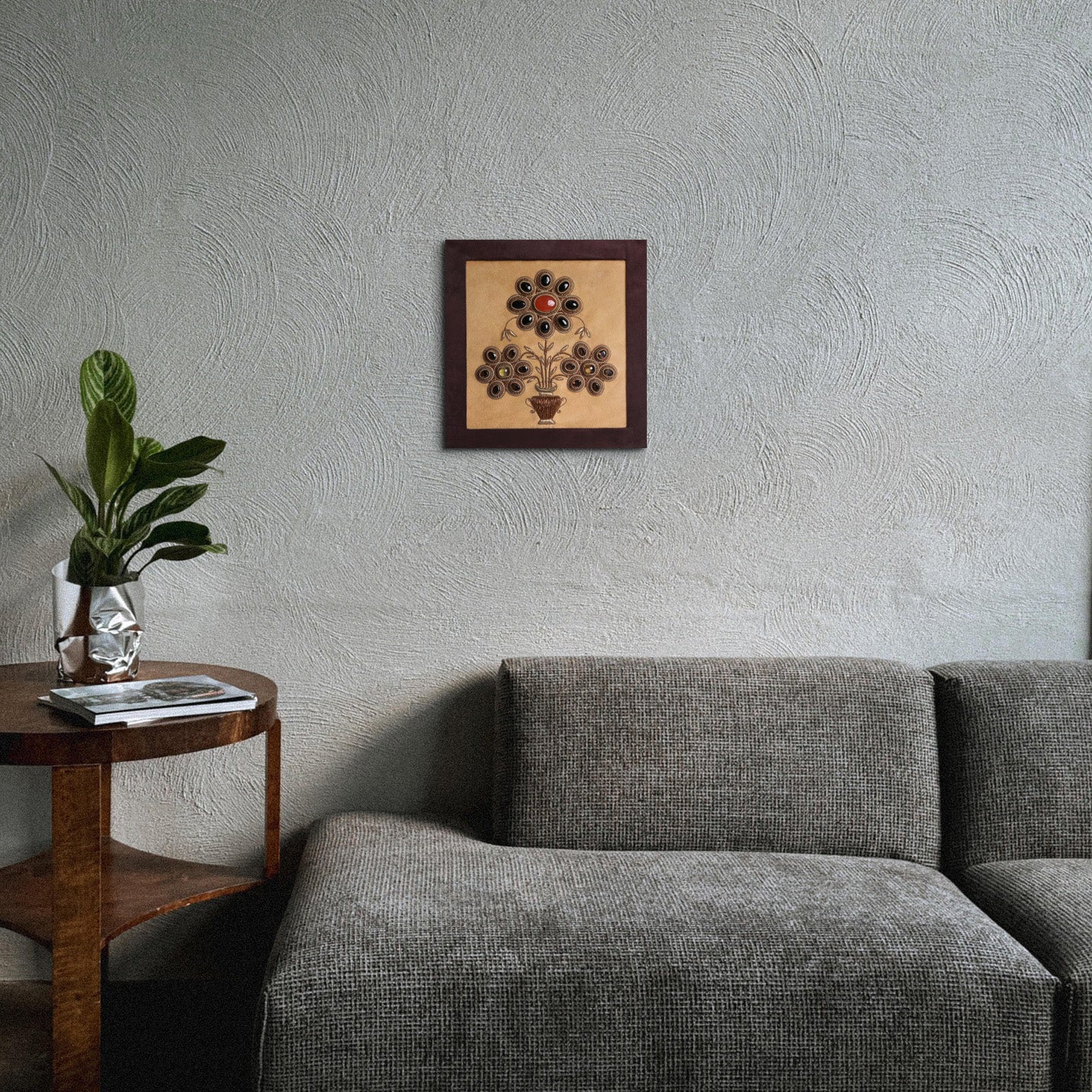 Brown & Antique Gold