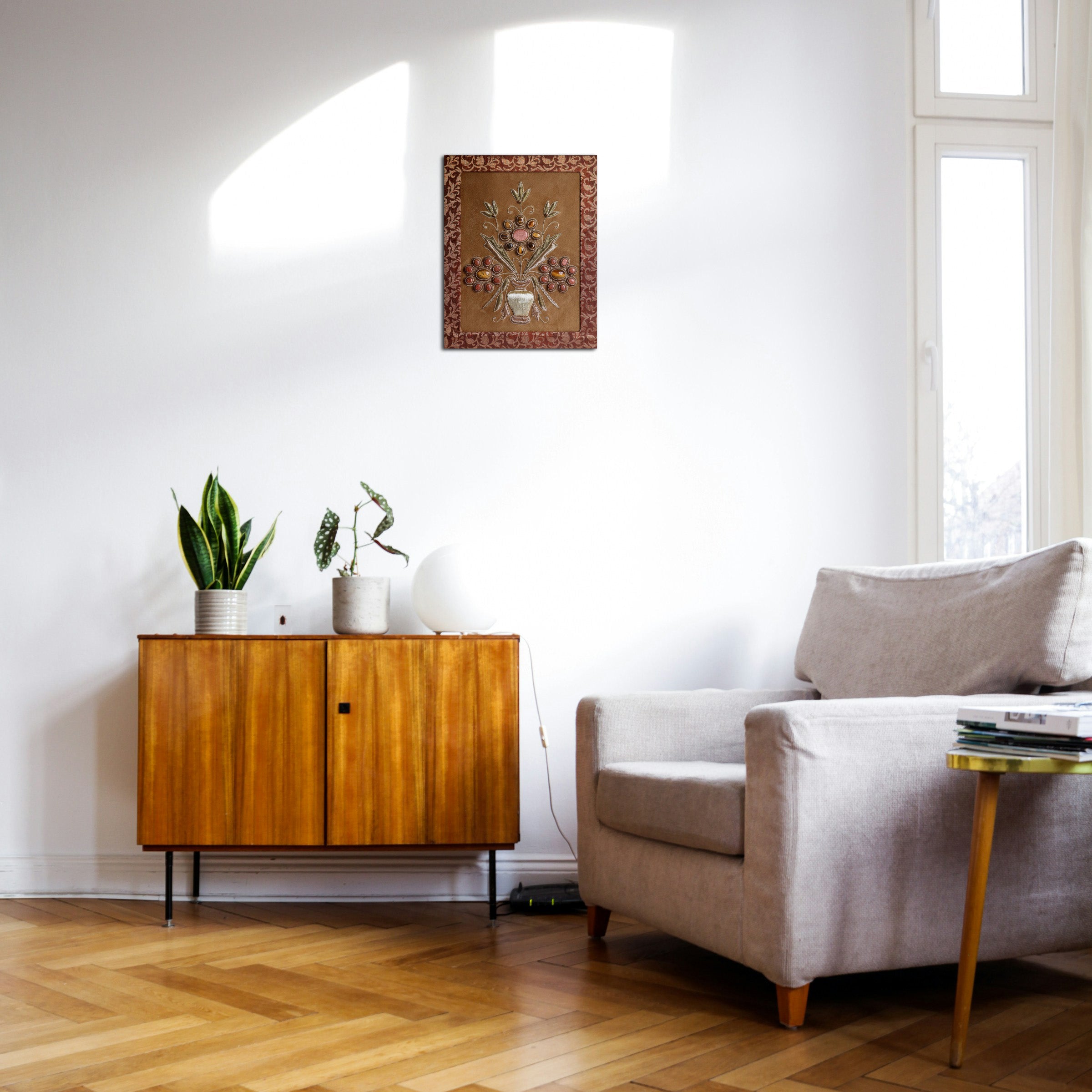 Brown & Antique Gold