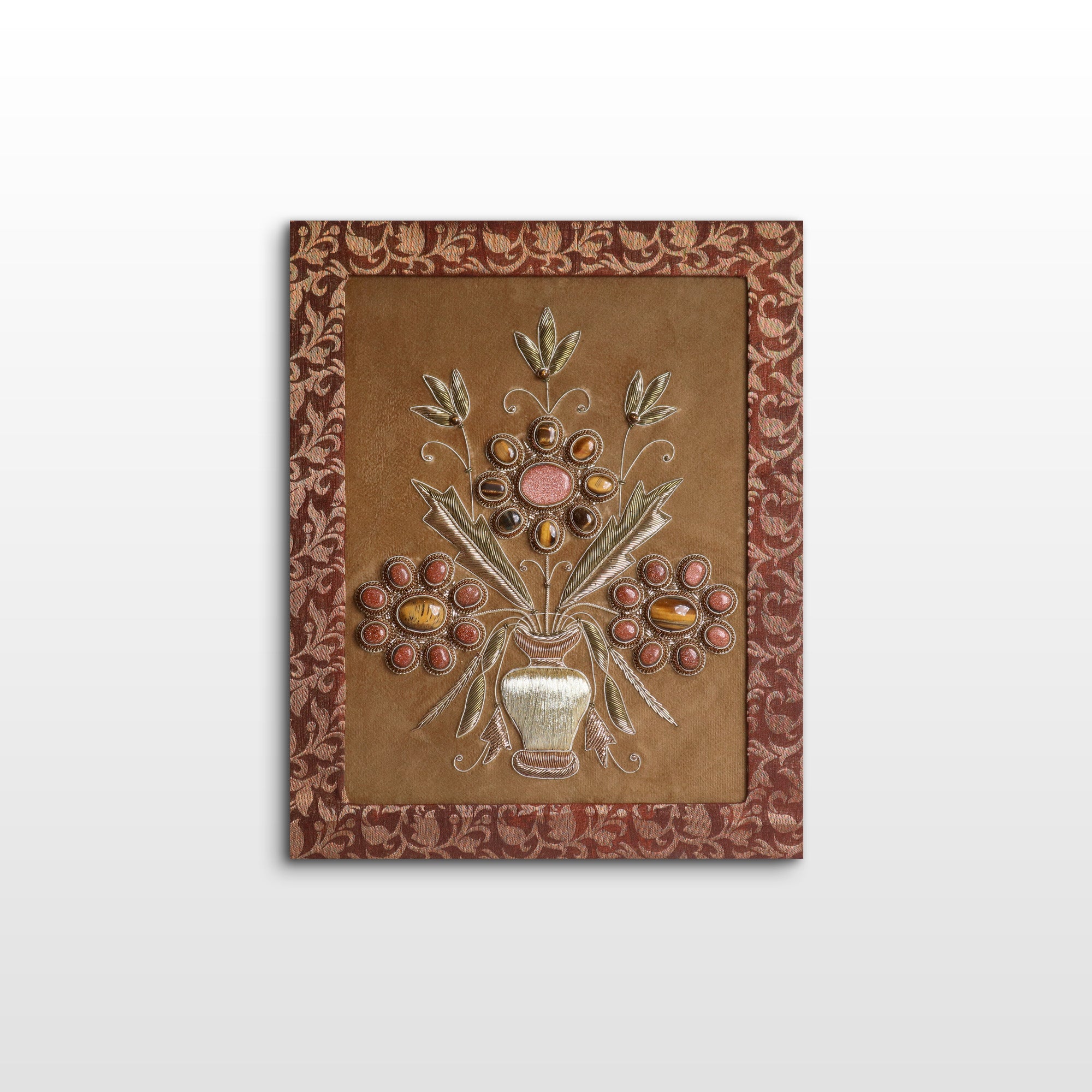 Brown & Antique Gold