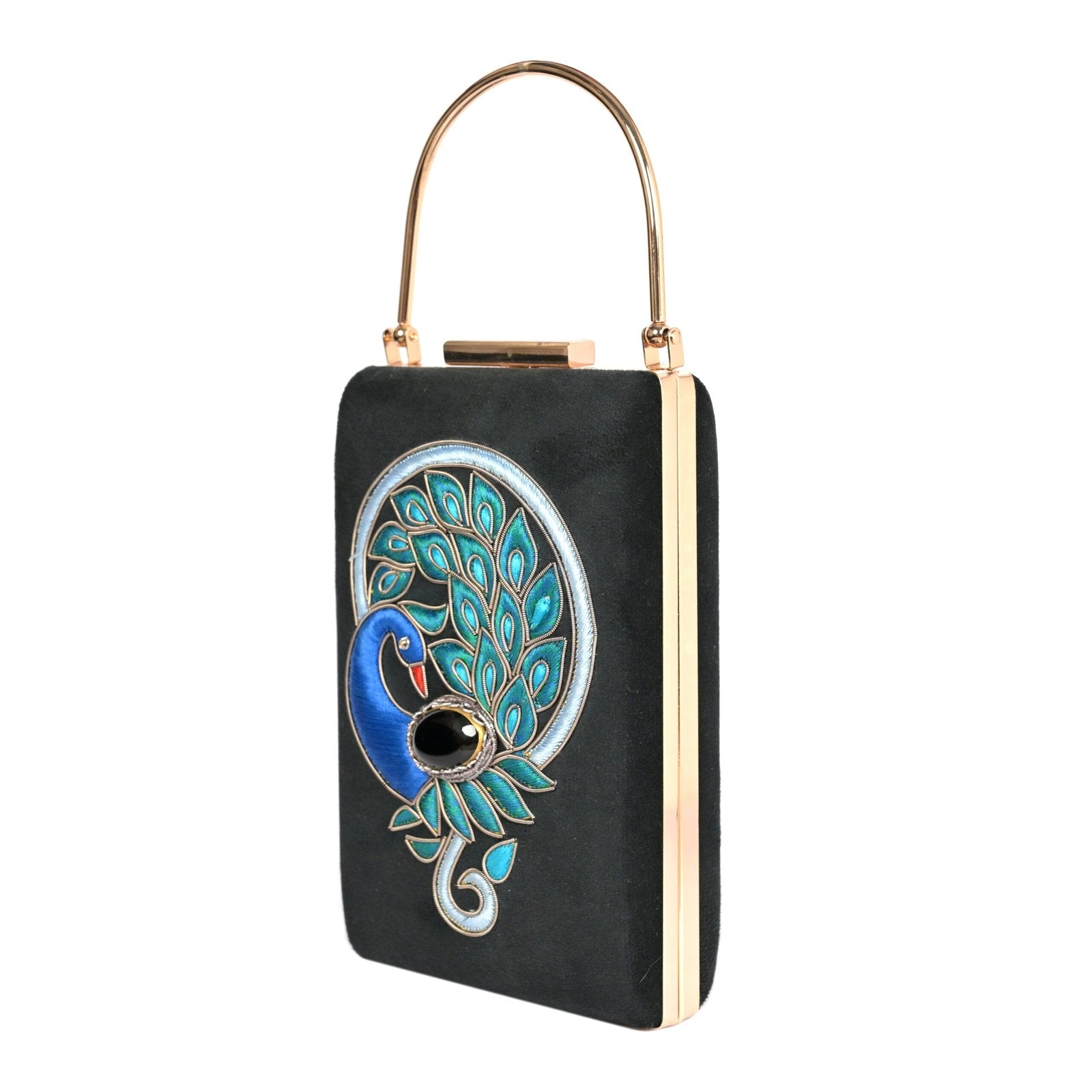 “Noor-e-Mor” Velvet Clutch image 1