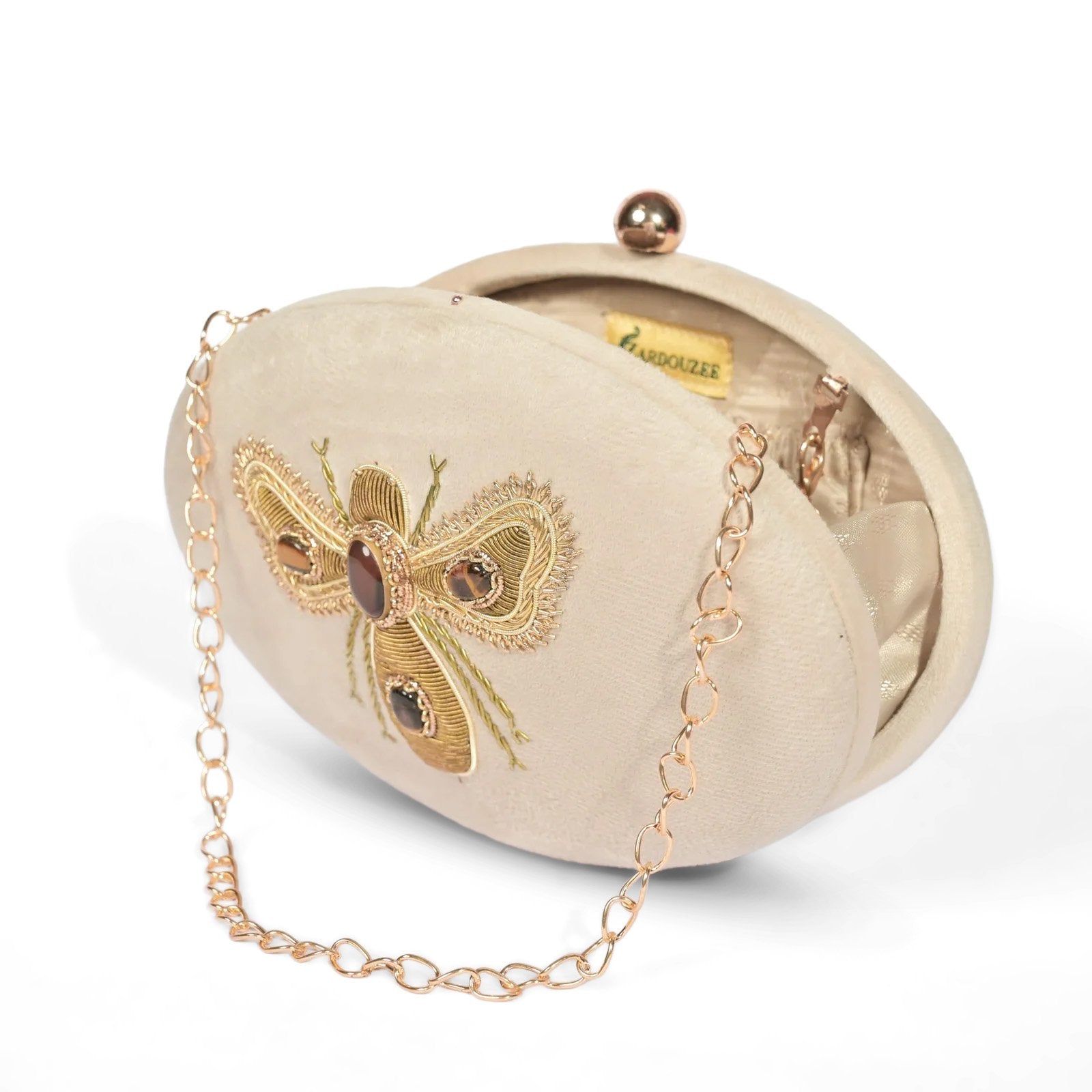 Imperial Queen Bee Beige Clutch image 5