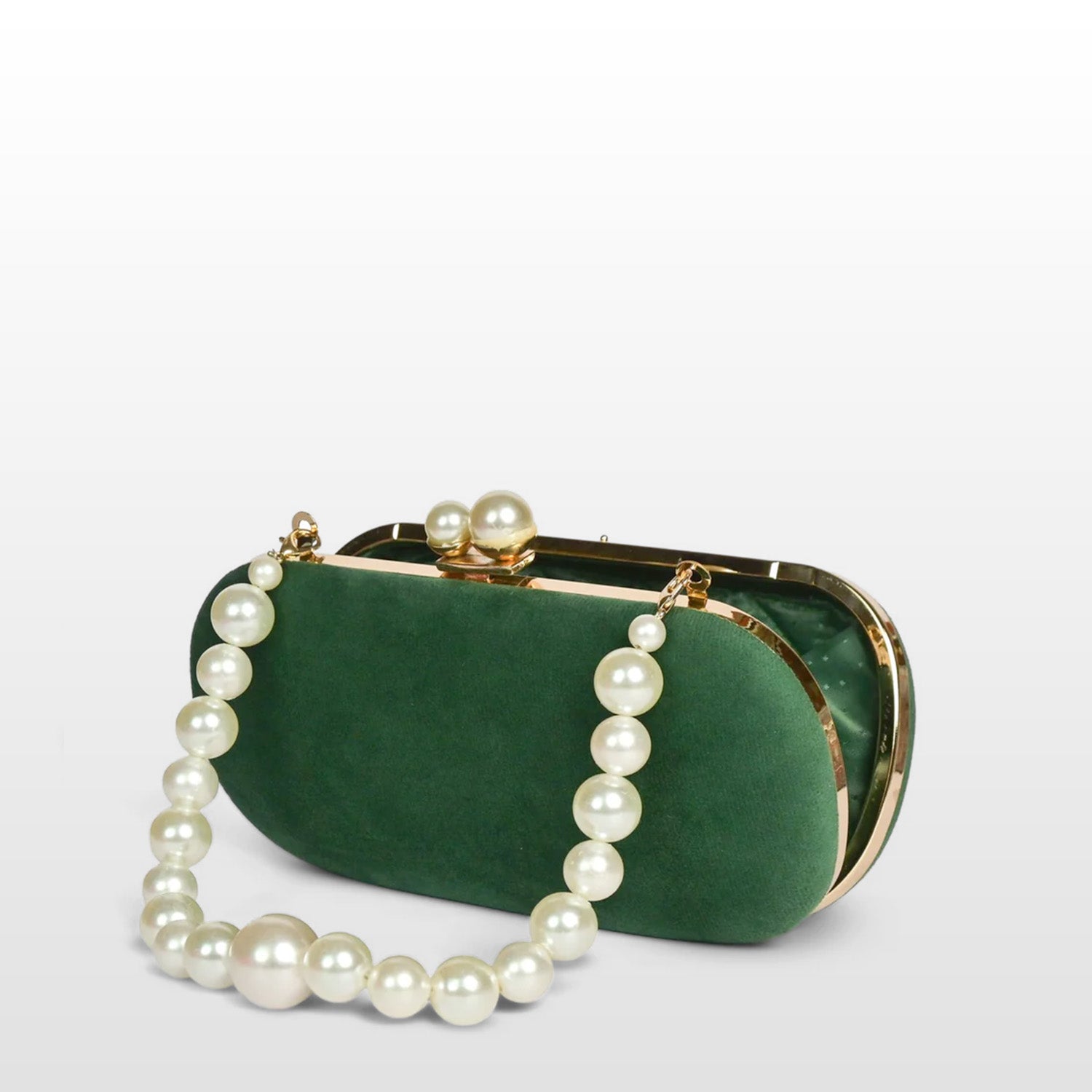 Verde Dazzle Piscean Whispers Velvet Elegance Clutch