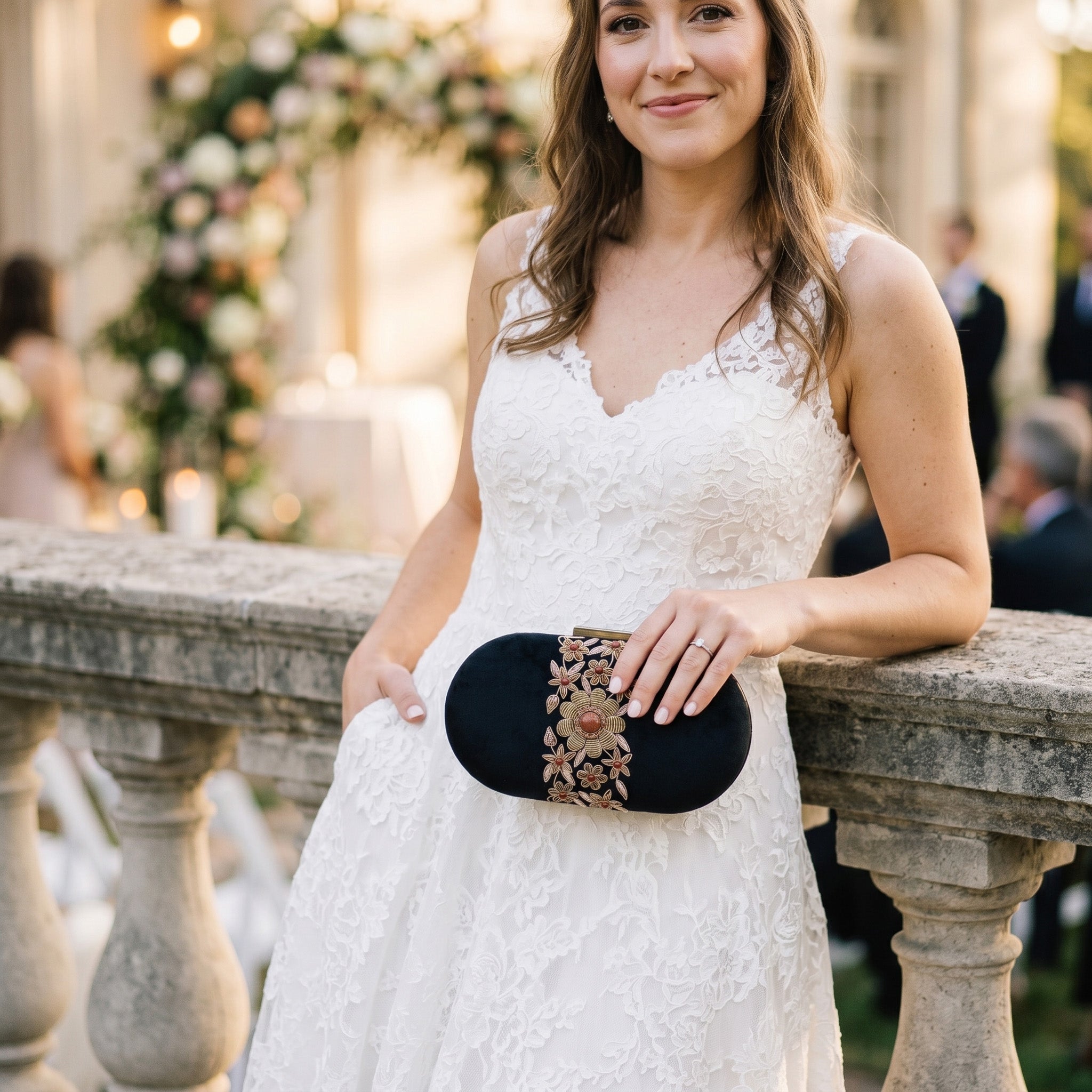 Maison Floris Oval Clutch