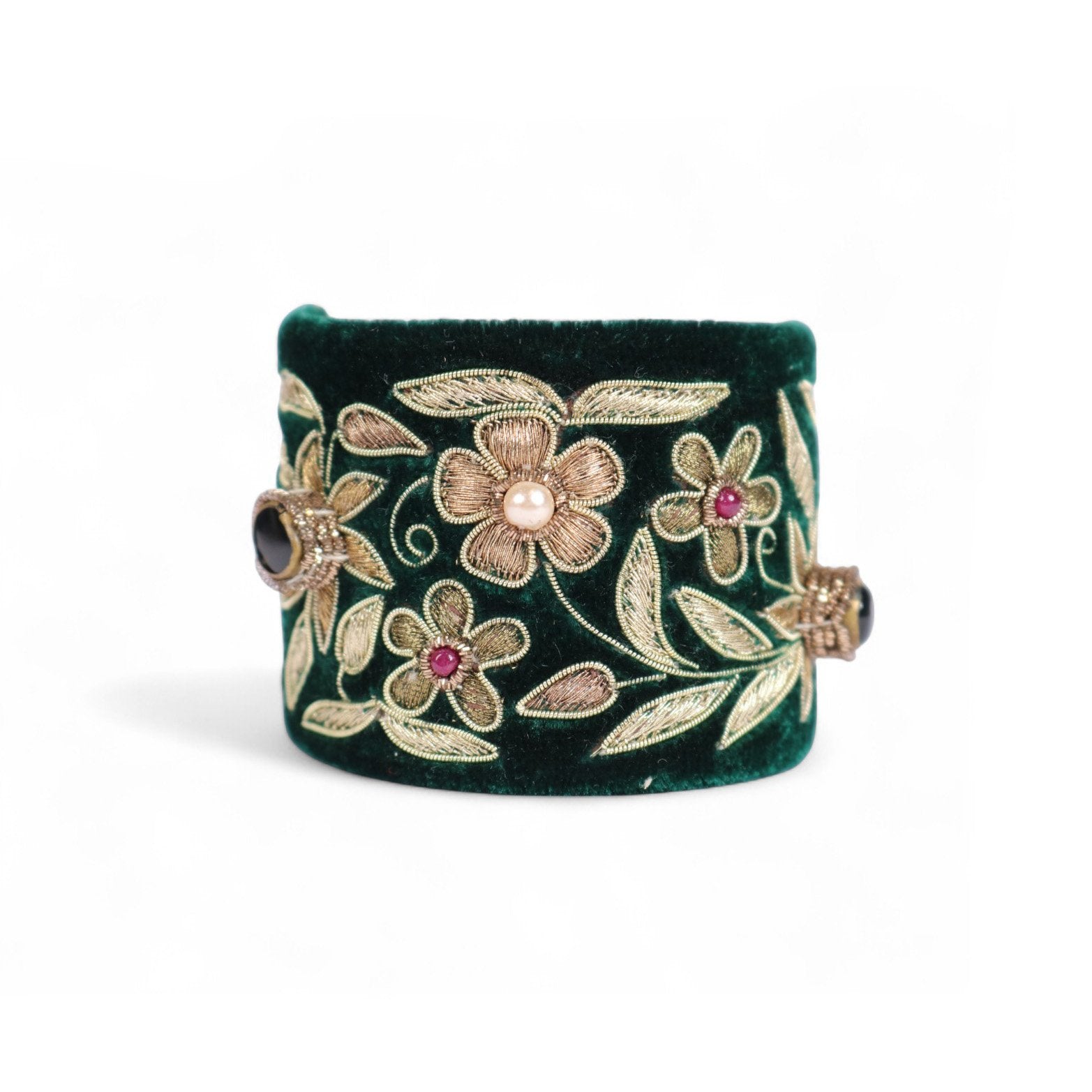 Glimmerline Emerald Onyx Pearl Bracelet image 0