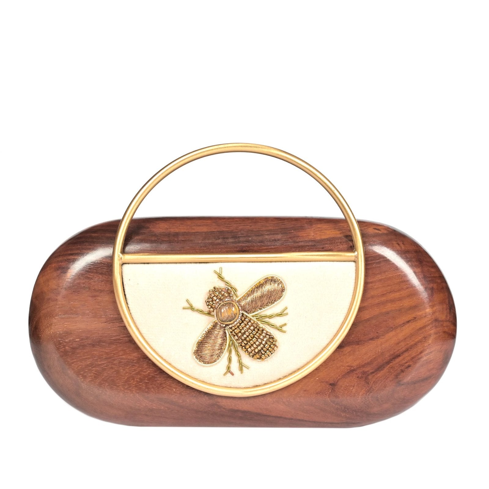 Noor-e-Baagh Wooden Clutch image 0