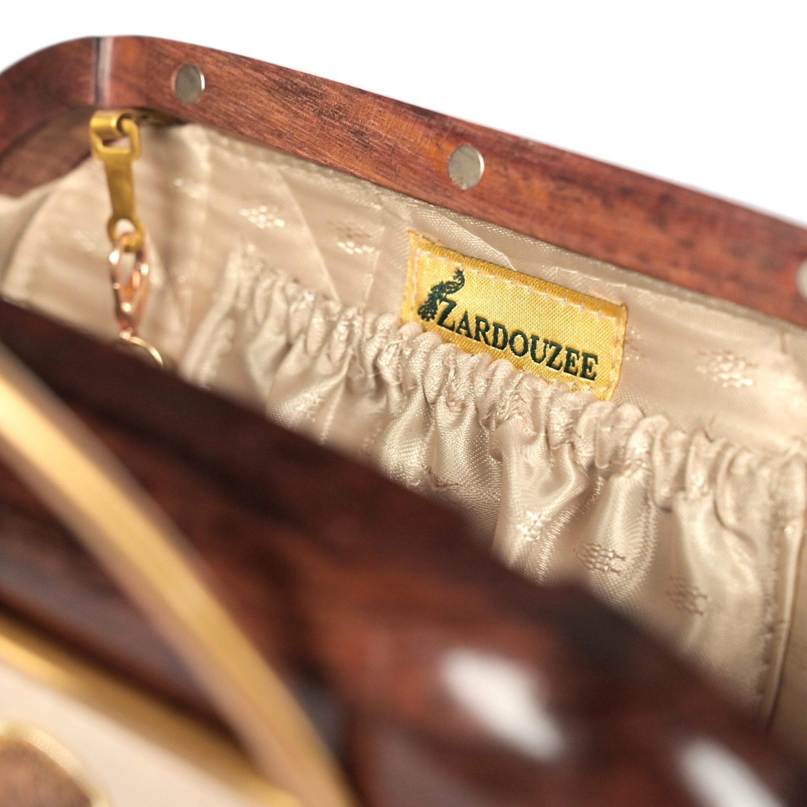 Noor-e-Baagh Wooden Clutch image 5