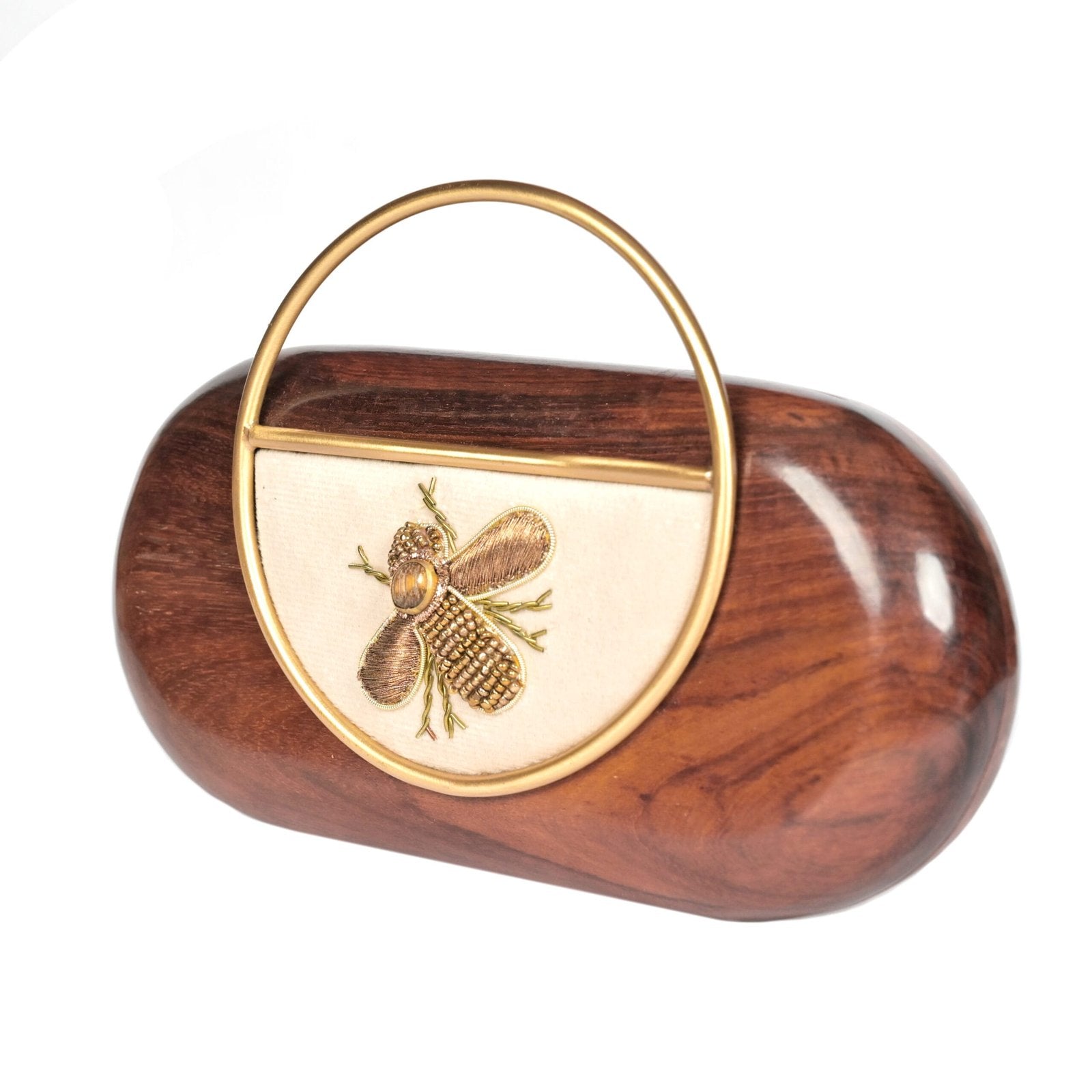 Noor-e-Baagh Wooden Clutch image 3