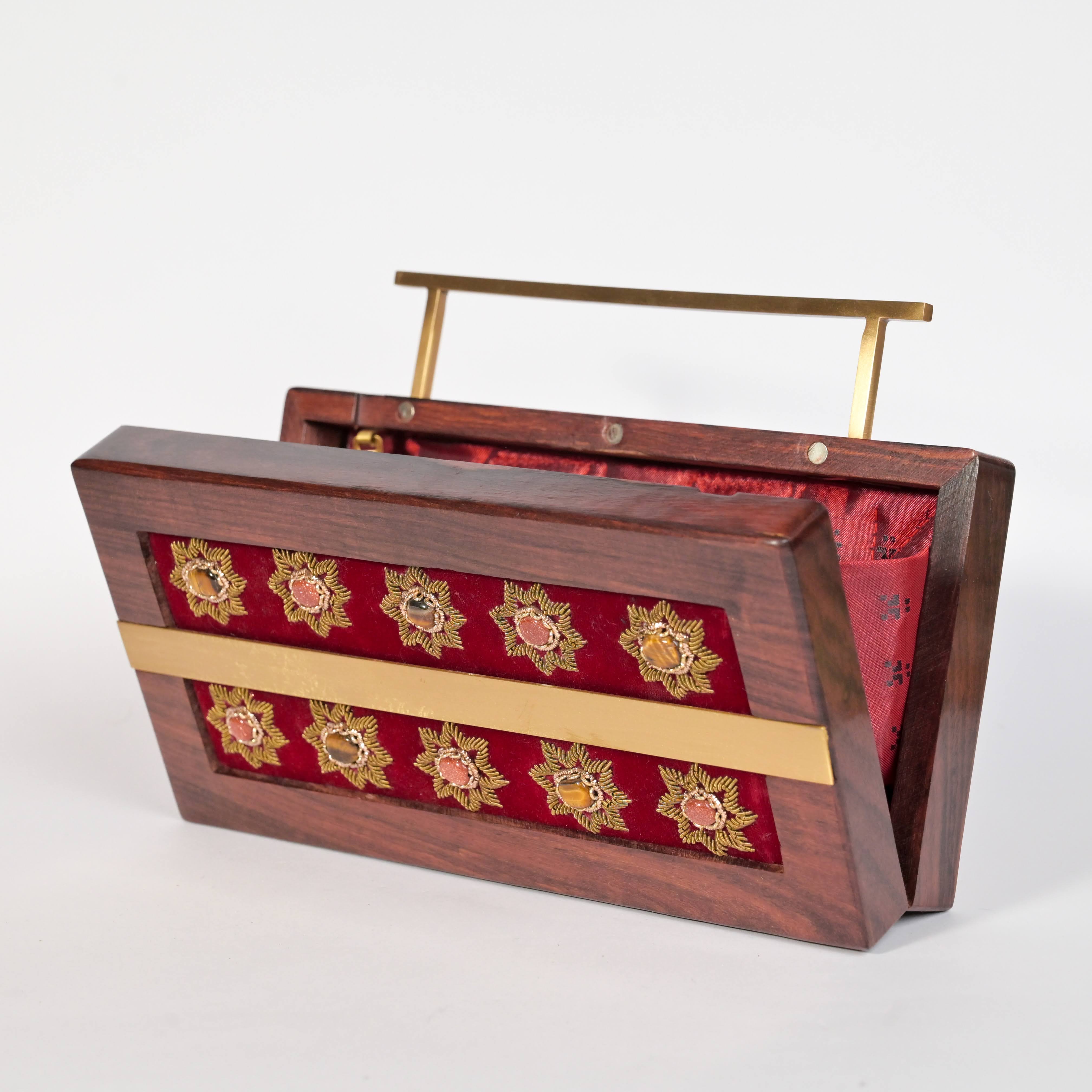Heritage Atelier Wood Clutch