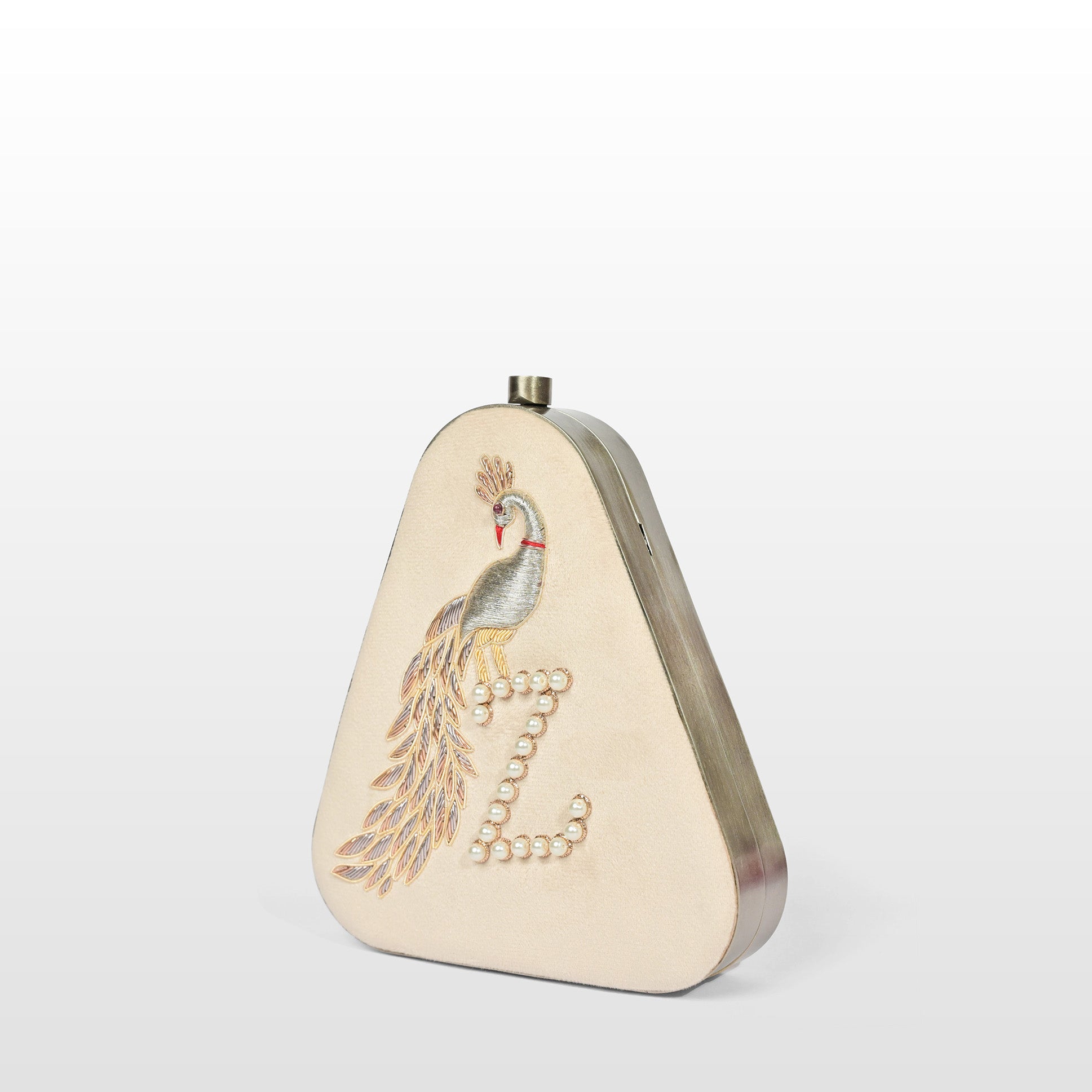 Twilight Plume Black Zardouzee Clutch