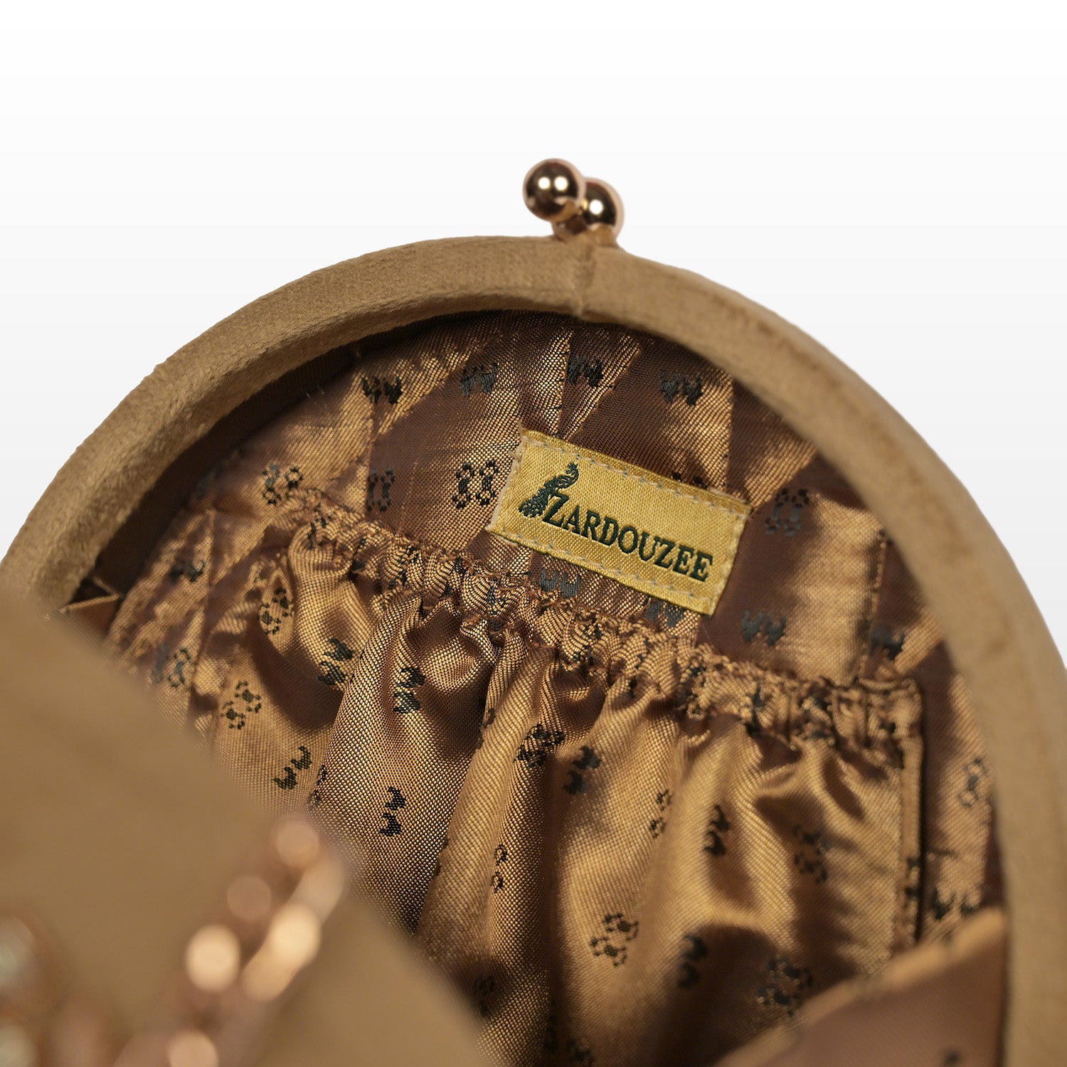 Regal Bloom Round Clutch