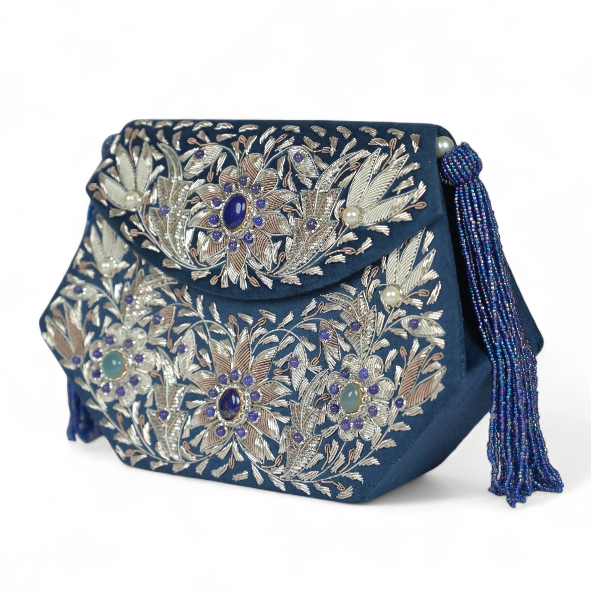 Bloom Zardosi Handbag