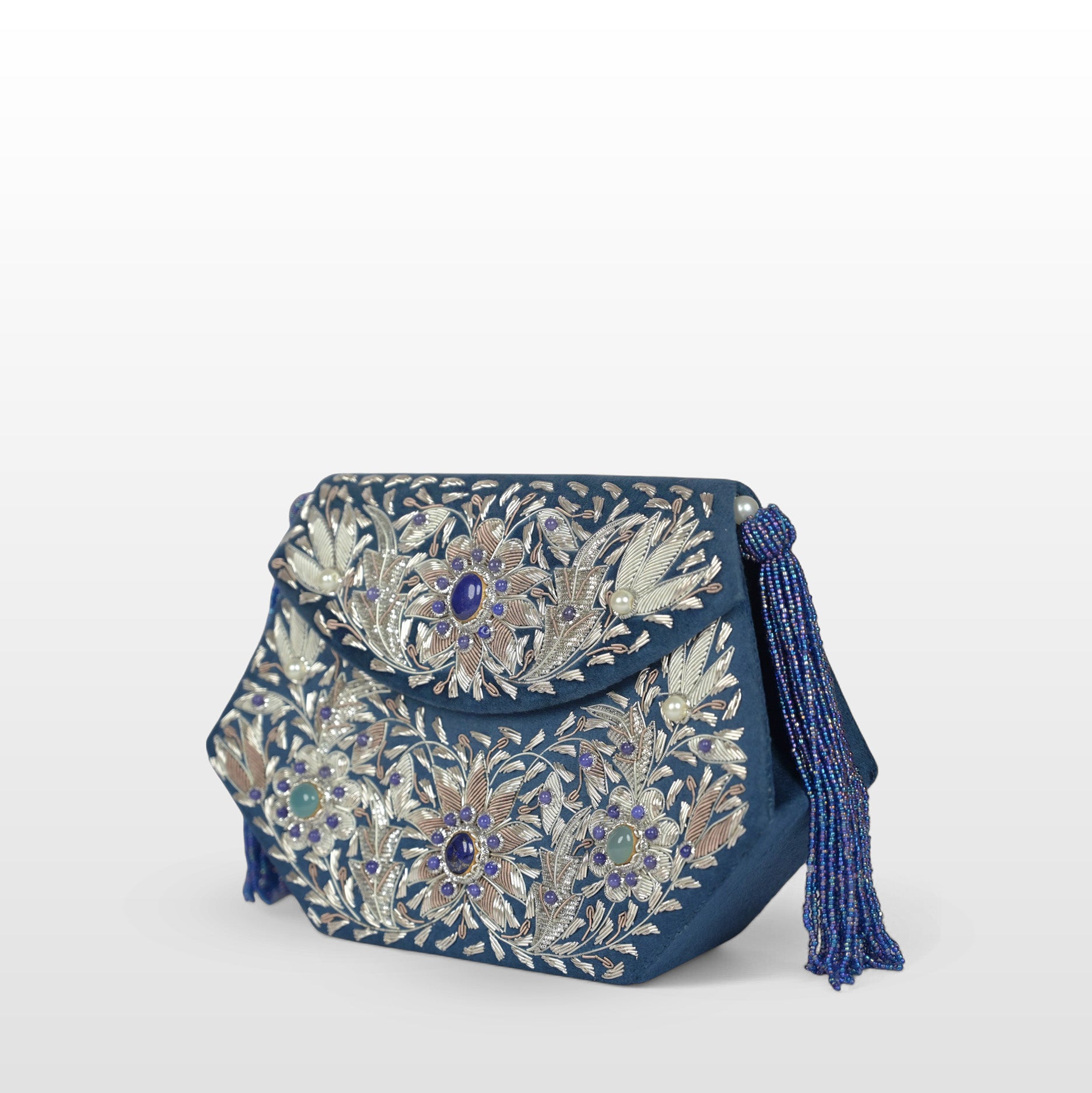 Bloom Zardosi Handbag