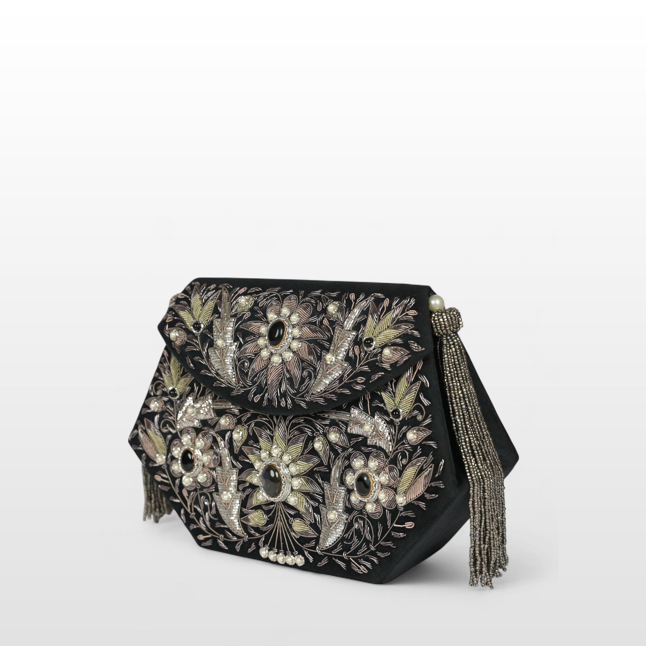 Bloom Zardosi Handbag