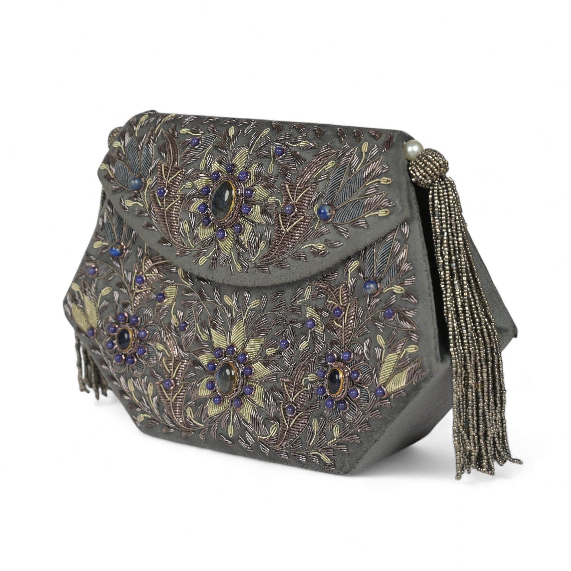 Bloom Zardosi Handbag