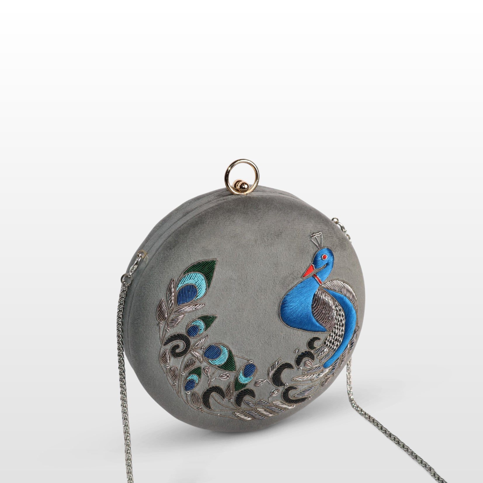 The Peacock Reverie Clutch