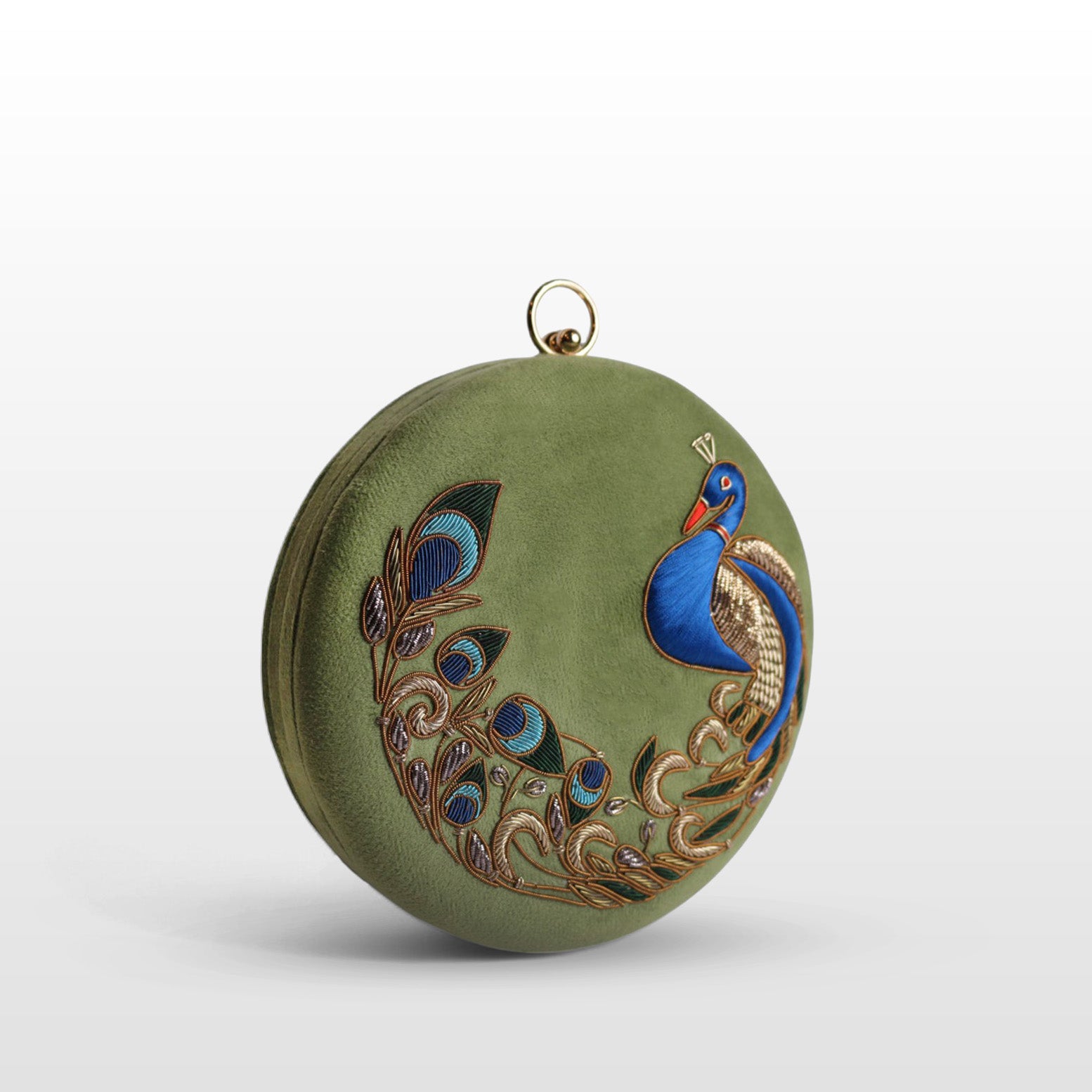 The Peacock Reverie Clutch