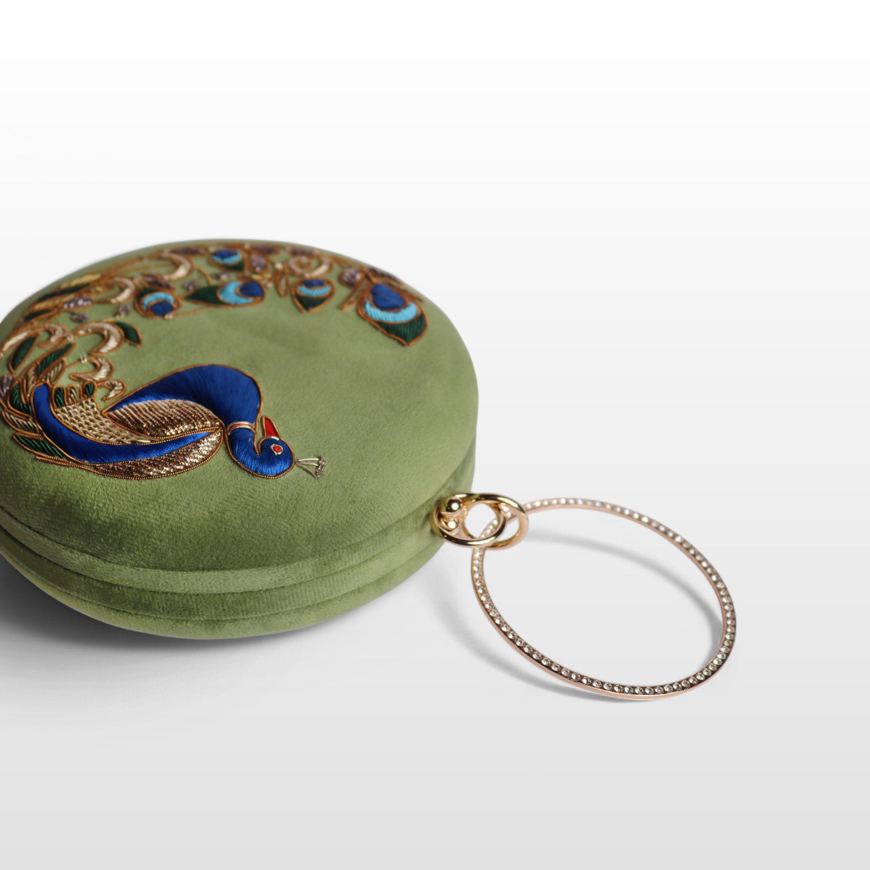The Peacock Reverie Clutch